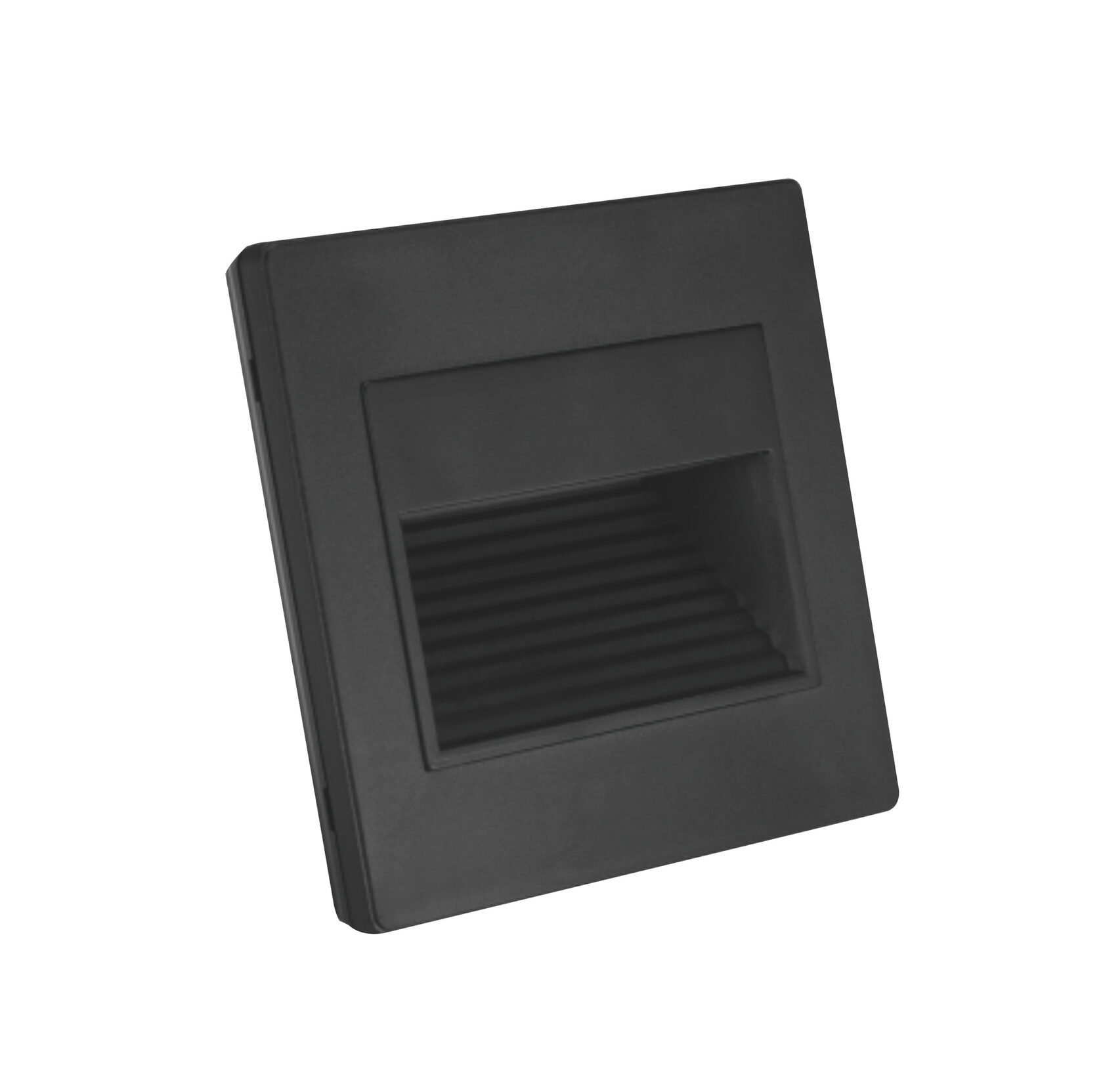 DK3050-BK Светильник встраиваемый в стену, IP 20, LED 3000, 1 Вт, черный пластик