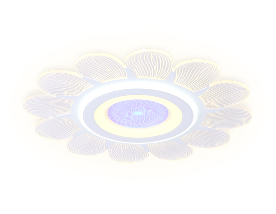 AK4301 WH белый 105W D520*80 (ПДУ РАДИО 2.4)