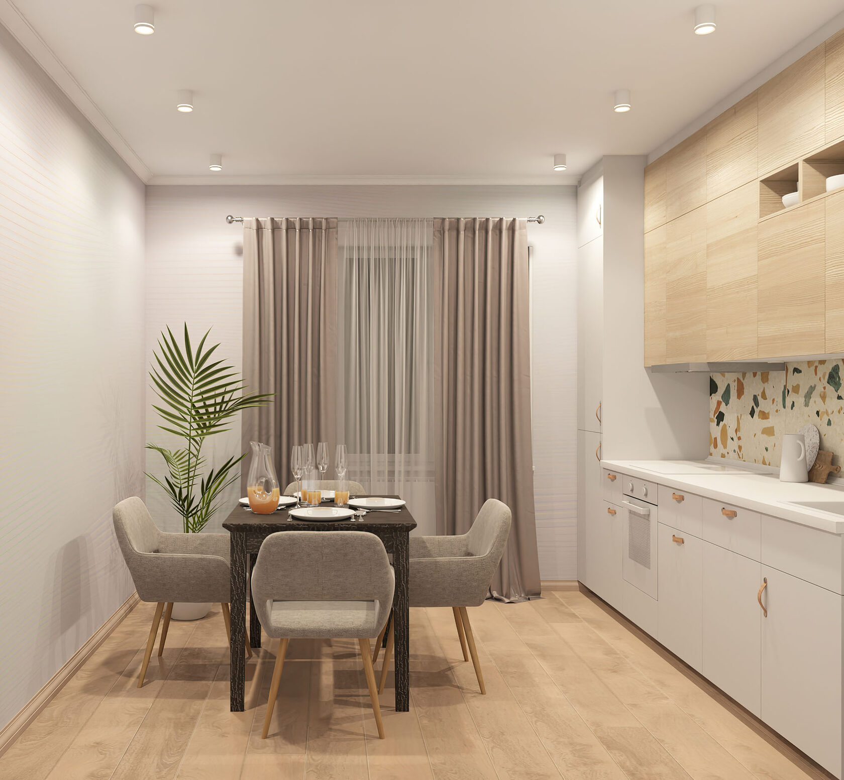 DK4016-WH Светильник накладной IP 20, 5 Вт, LED 3000, белый, алюминий/акрил