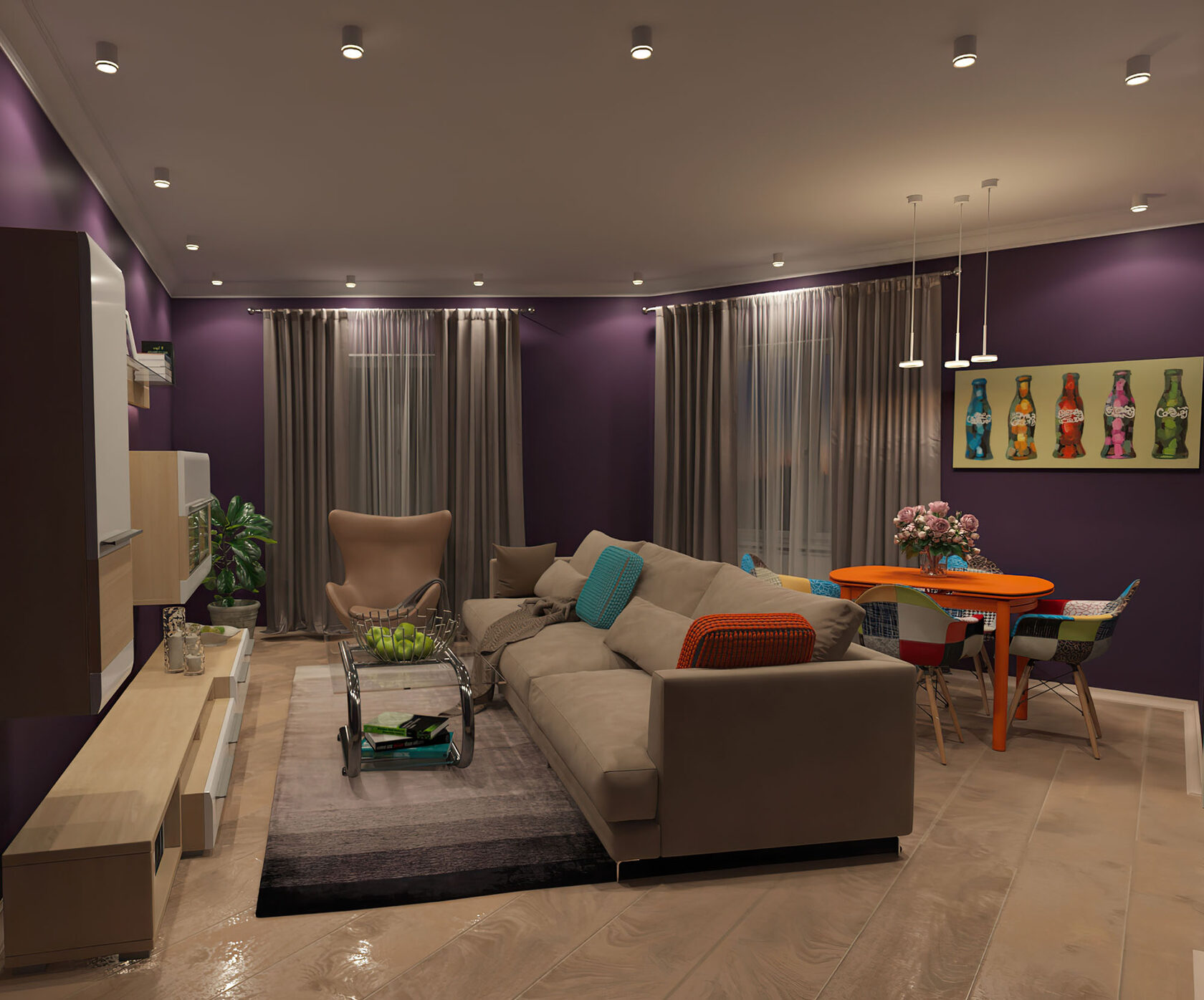 DK4016-WH Светильник накладной IP 20, 5 Вт, LED 3000, белый, алюминий/акрил