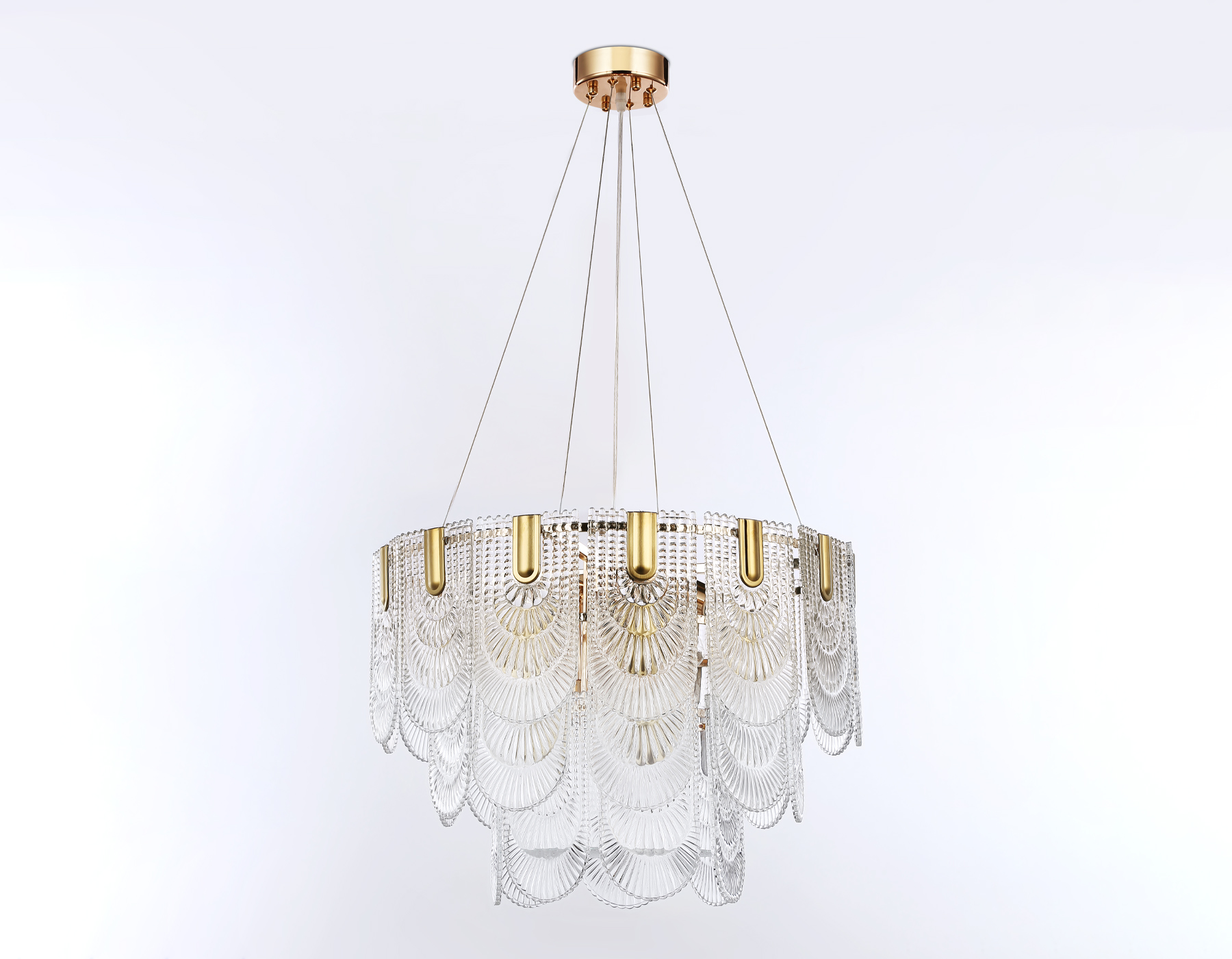 TR5388/12 GD/FR золото/белый матовый E27*12 max 40W D600*400