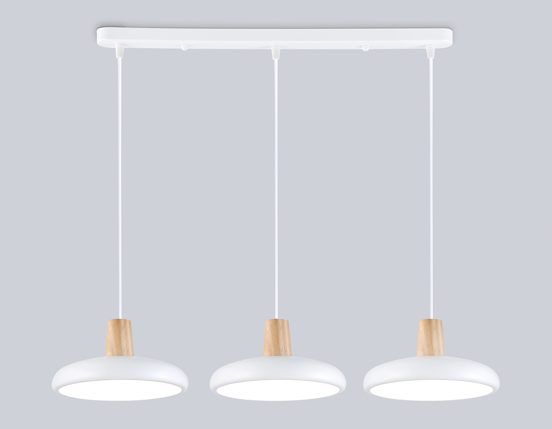 FL4840/3 WH/WD белый/дерево 72W 3000-6000K 550*200*800 (без ПДУ)