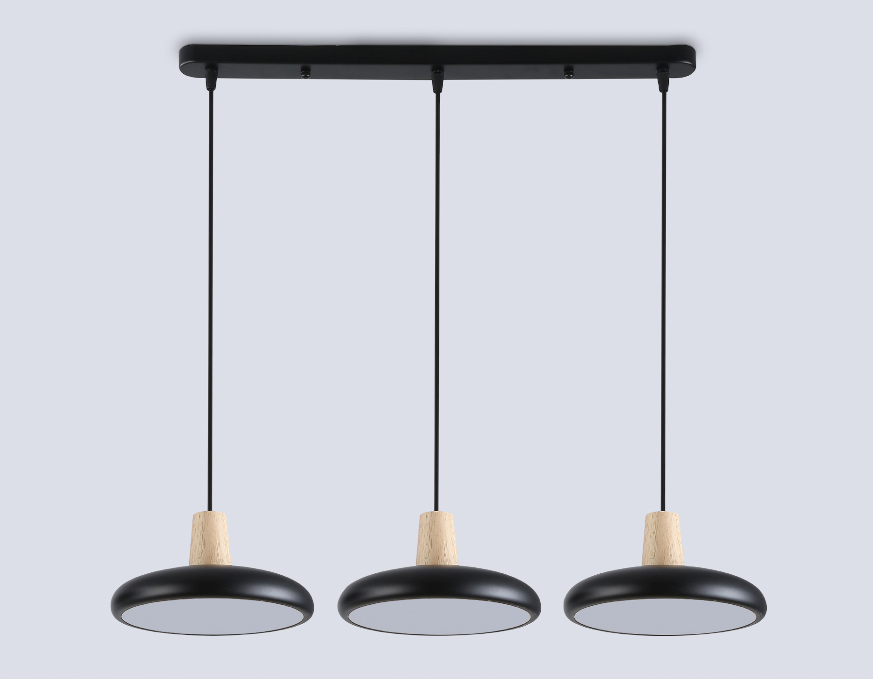 FL4841/3 BK/WD черный/дерево 72W 3000-6000K 550*200*800 (без ПДУ)