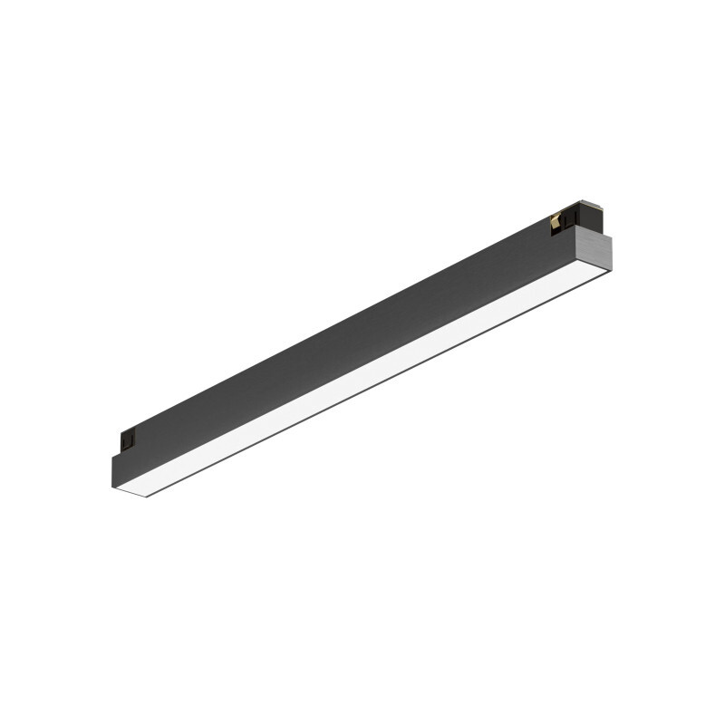 DK5751-DN Светильник для трека SHINE LINEAR со светодиодом, L301*W19*H27, 48V DC, 12W, RA?90, 3000K, IP20, темный никель, алюминий