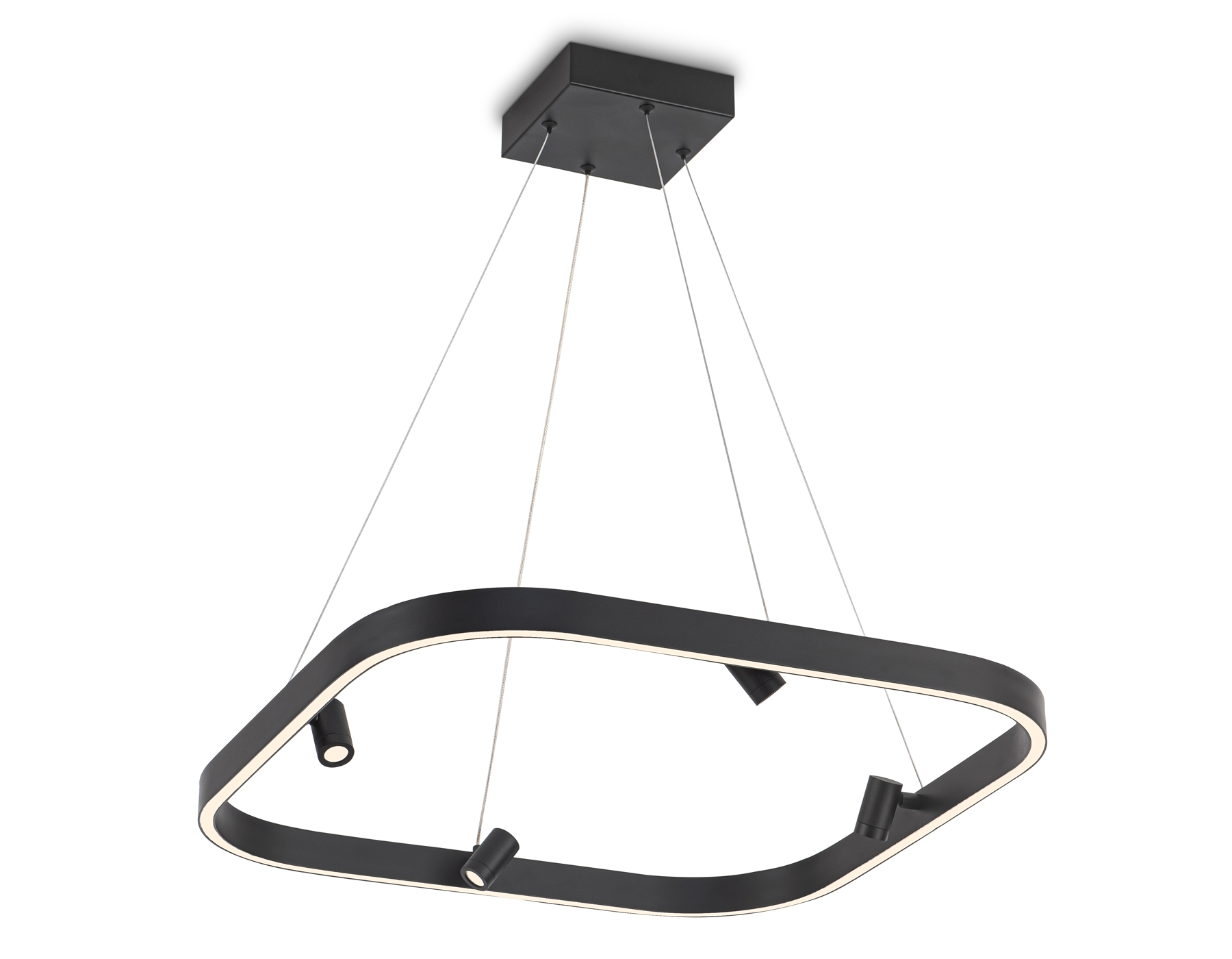 FL5803/1+4 BK черный 50W 3000K/4200K/6400K 600*600*1200 (без ПДУ)