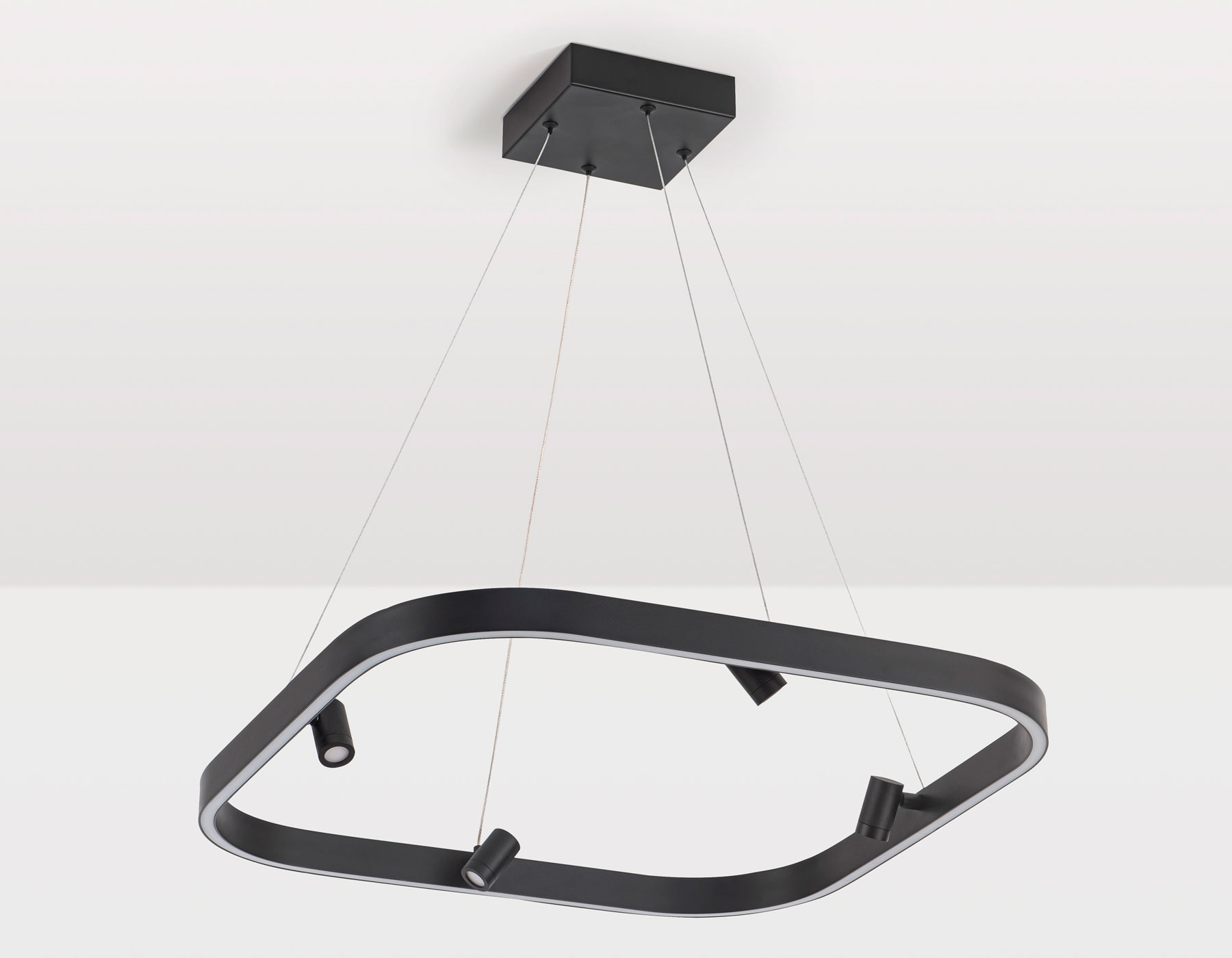 FL5803/1+4 BK черный 50W 3000K/4200K/6400K 600*600*1200 (без ПДУ)