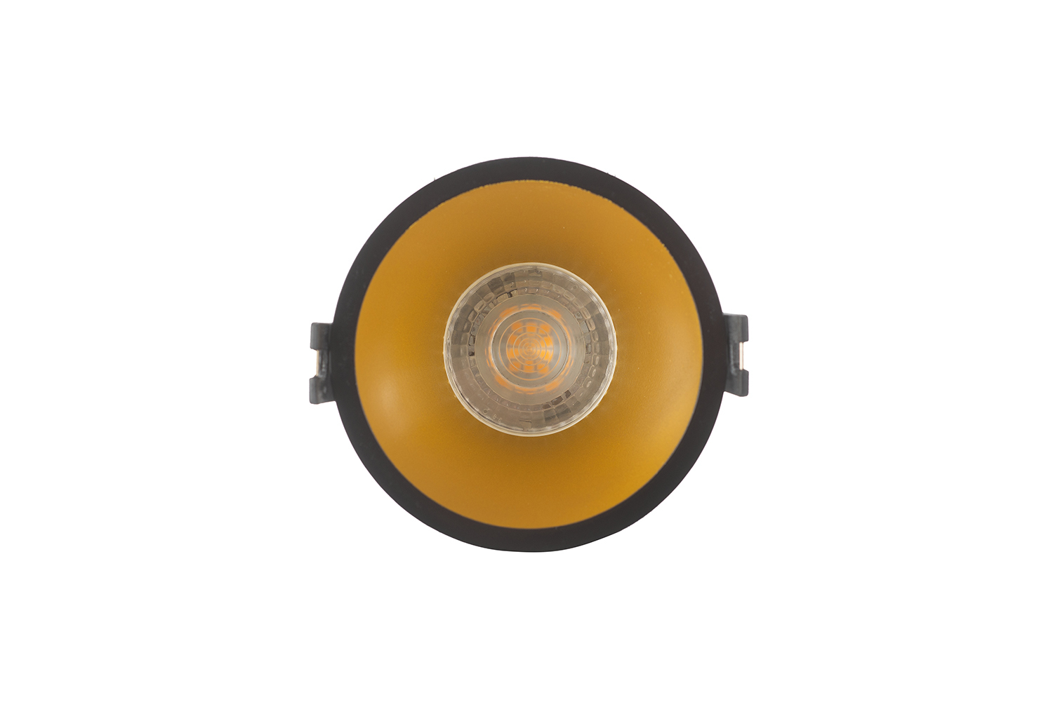 DK3026-BG Встраиваемый светильник, IP 20, 10 Вт, GU5.3, LED, черный/золотой, пластик