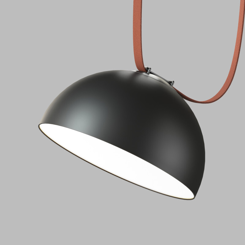 DK5562-BK Cветильник для трека-ремня Belty, серия Flow со светодиодом, D300*H171мм, 48V DC, 28W, RA90, 120°, 4000K, IP20, черный, алюминий