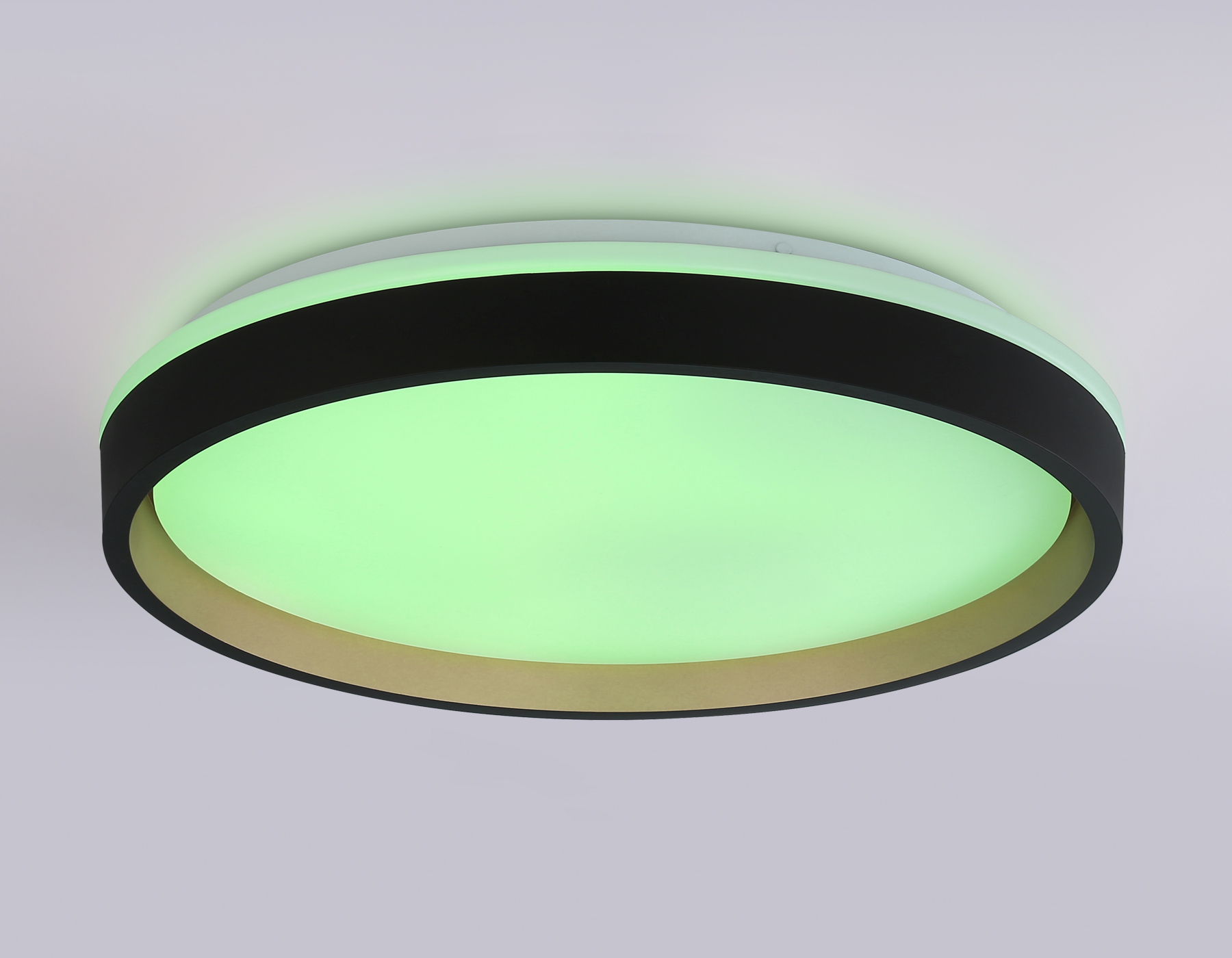 FZ610 BK/GD черный/золото IP20 66W 3000K-6500K+RGB D490*85 (ПДУ ИК)