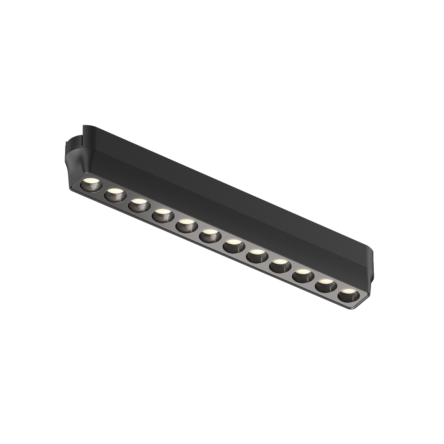 DK5365-BK Светильник для трека Air, серия Grill 2700-6500 со светодиодом, L230*W26*H36мм, 48V DC, 12W, RA?90, 36°, 2700-6500K, IP20, черный, алюминий