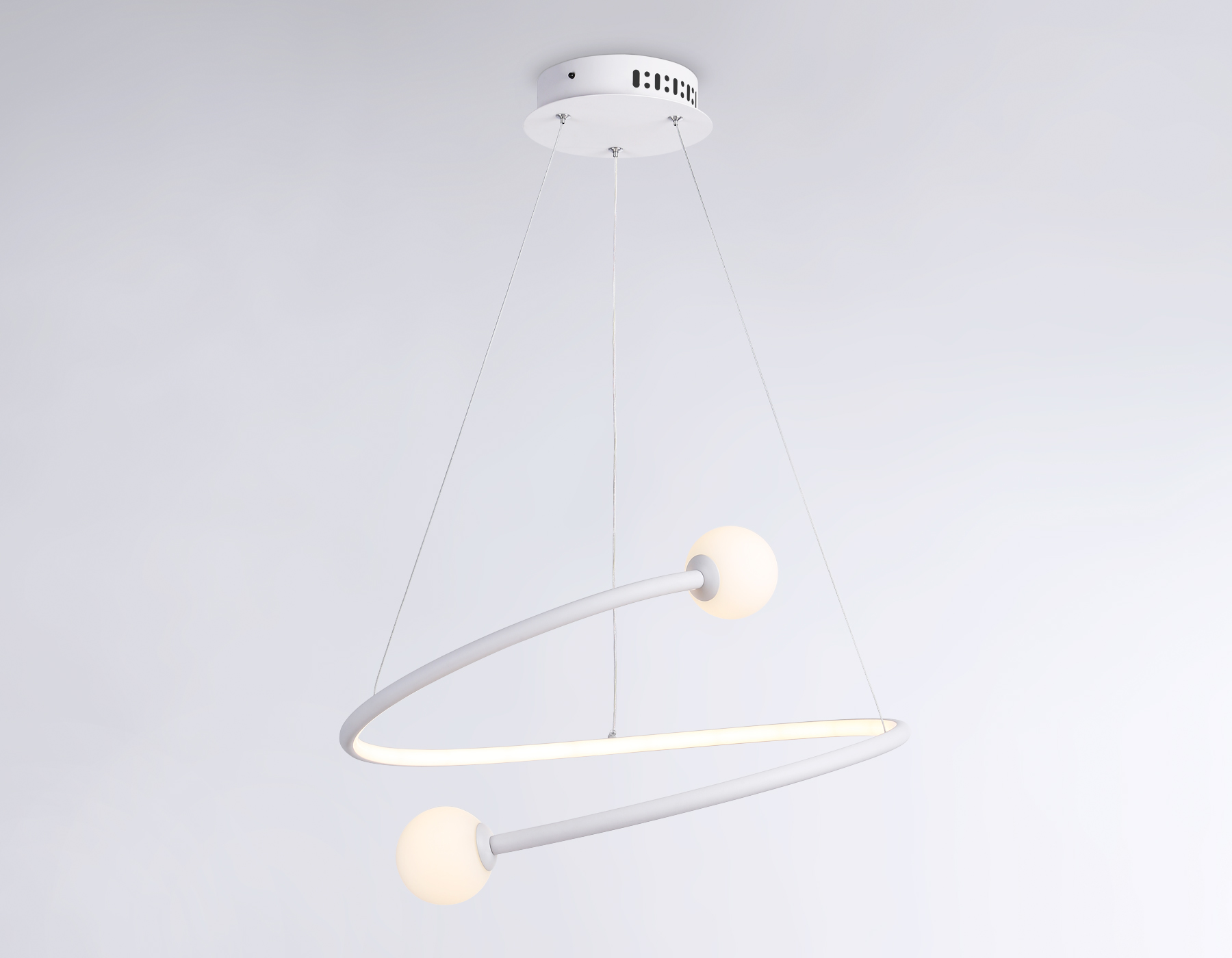 FL66291 WH белый 39W 3000K-6400K D500*1000 (ПДУ ИК)