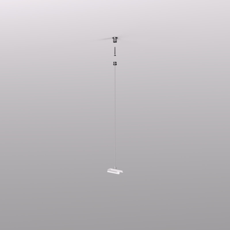 TR2127-WH Механический подвес для трека SMART BASE, IP20, 5м, белый, алюминий