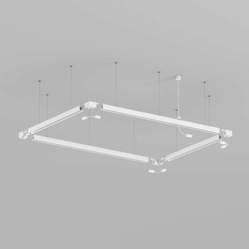 TR2126-WH Механический подвес для трека SMART BASE, IP20, 1.5м, белый, алюминий