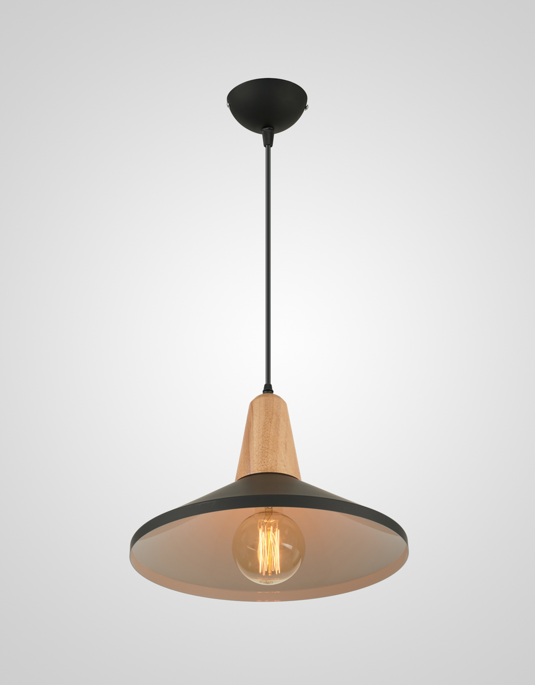 Подвесной светильник PS3761-1 BK 000060184