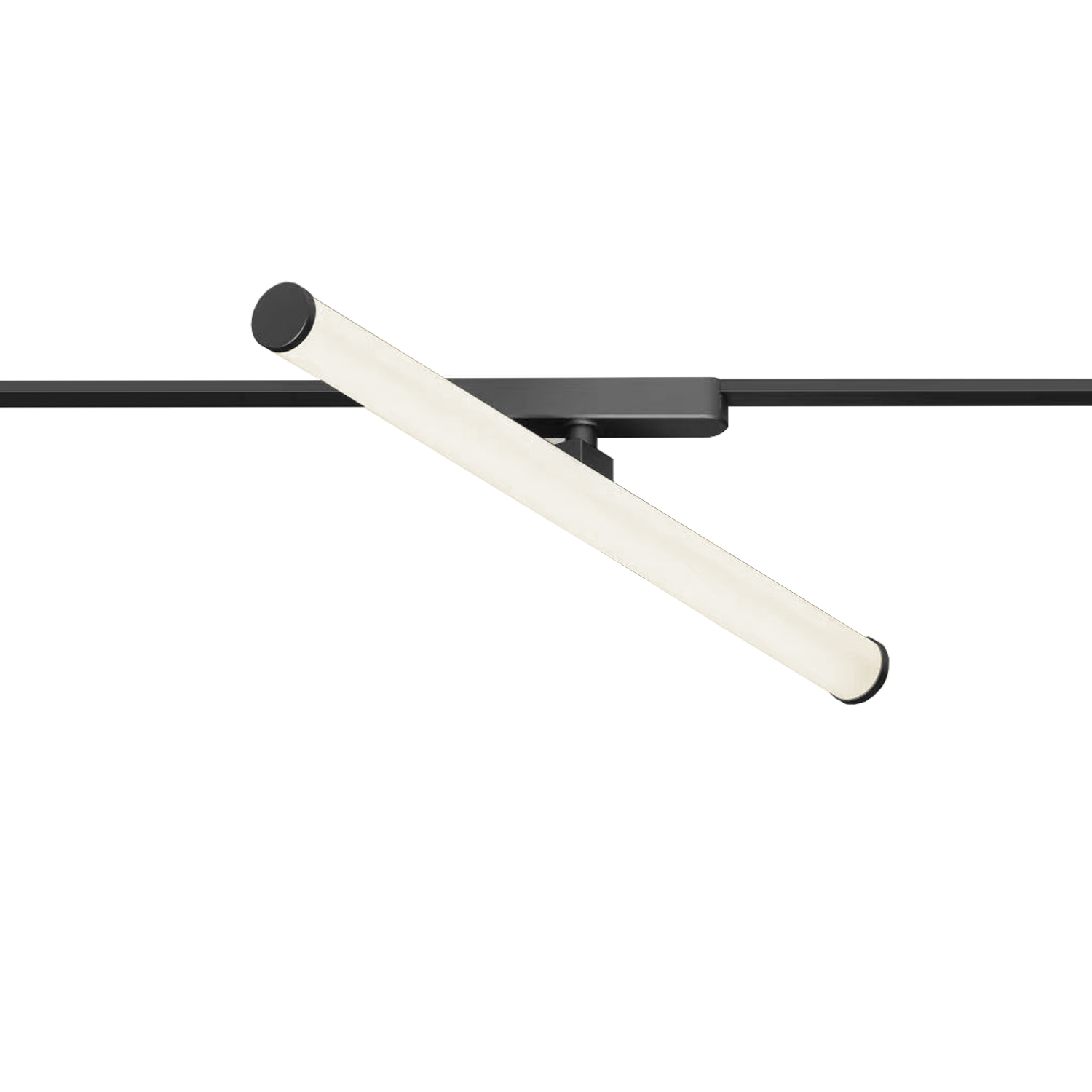 DK5325-BK Светильник для трека Air, серия Ray 3000 со светодиодом, L500*W35*H79mm,?33, 48V DC, 12W, RA?90, 120°, 3000K, IP20, черный, алюминий