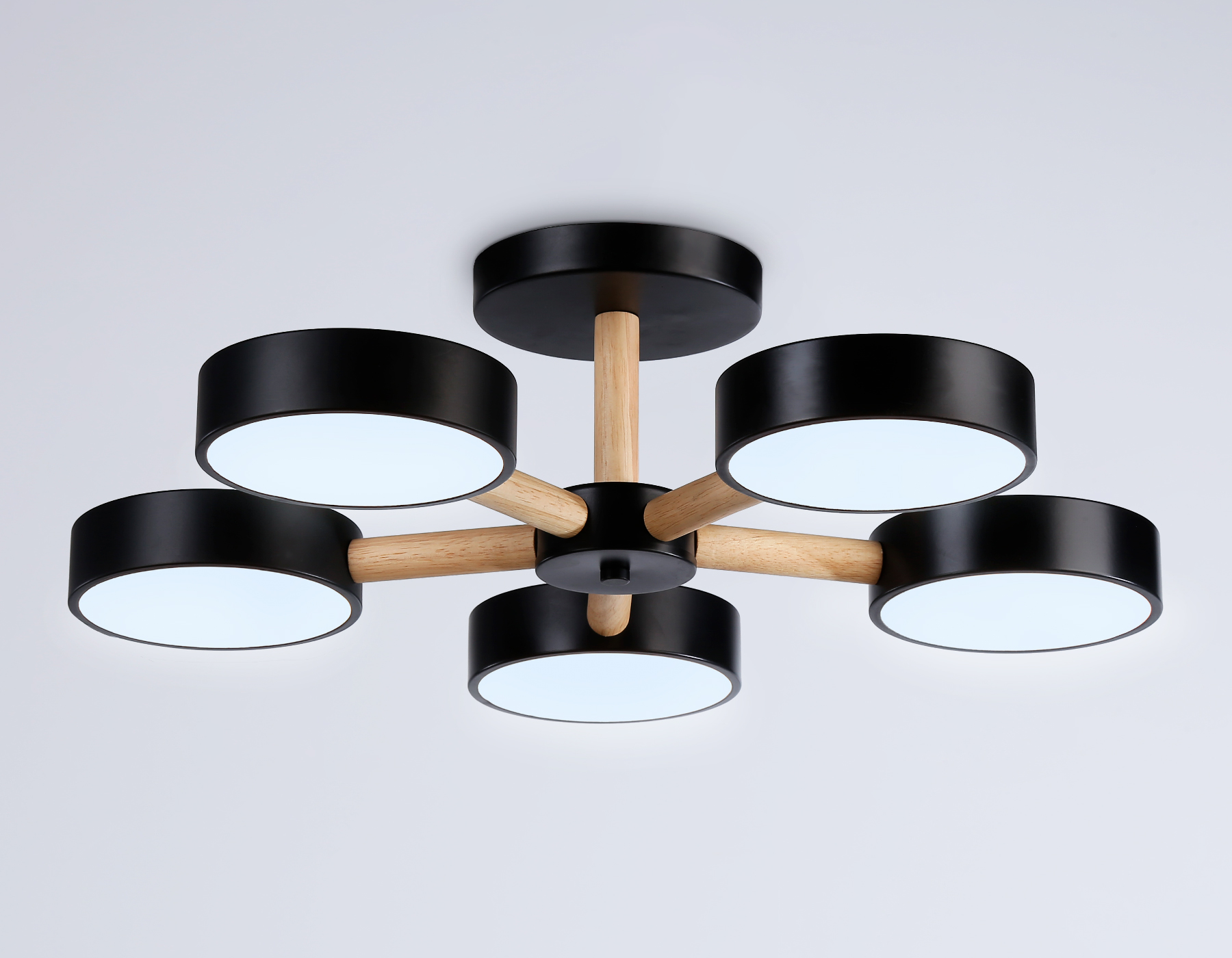 FL4828/5 BK черный 3000K-6400K 65W D580*160 (ПДУ ИК)