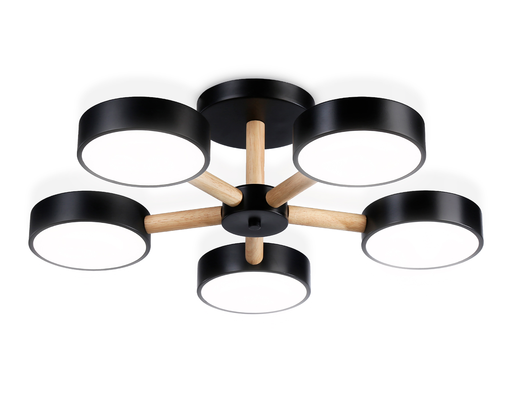 FL4828/5 BK черный 3000K-6400K 65W D580*160 (ПДУ ИК)