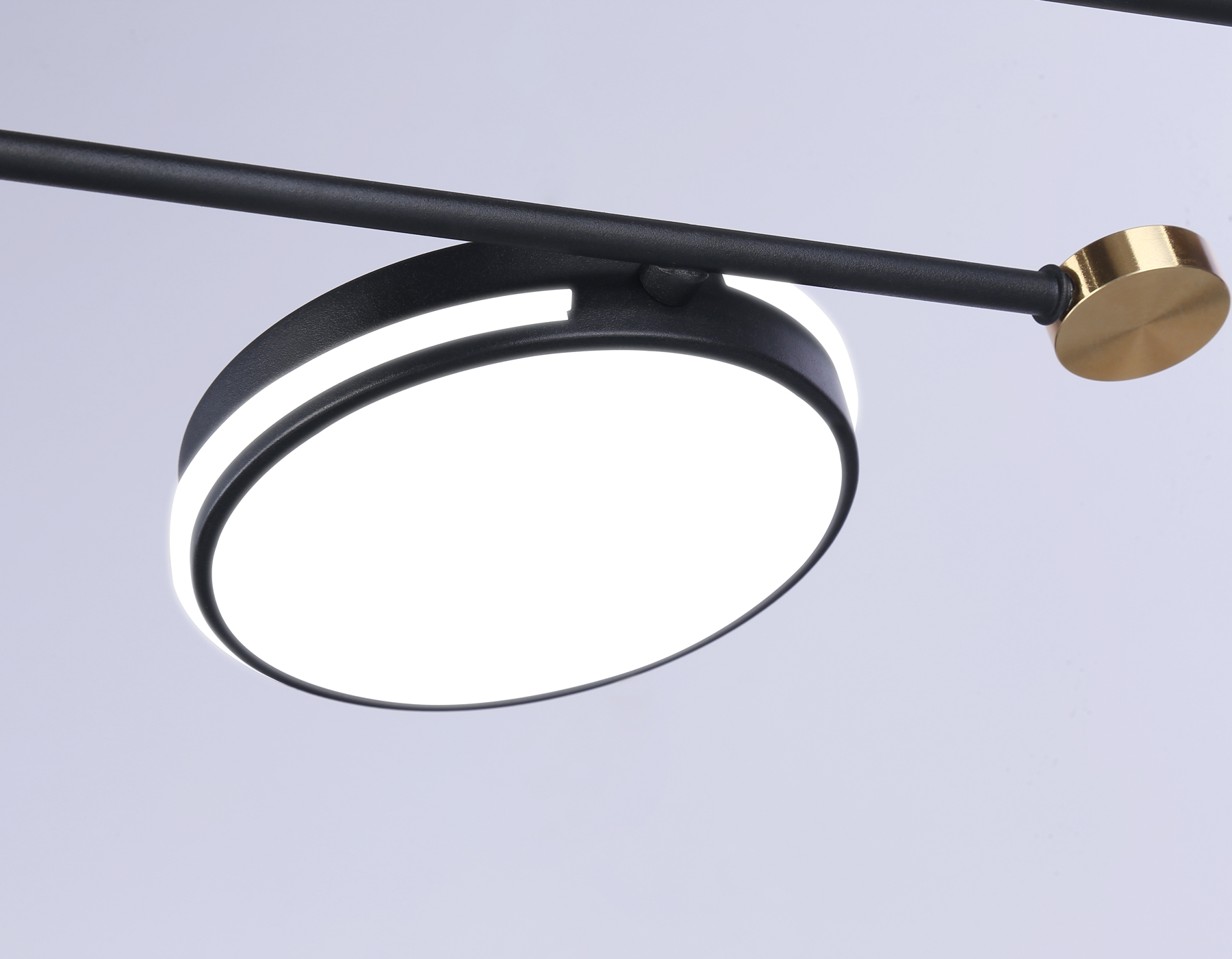 FL51645/8 BK/GD черный/золото 3000K/4200K/6400K 67W D1000*850 (Без ПДУ)