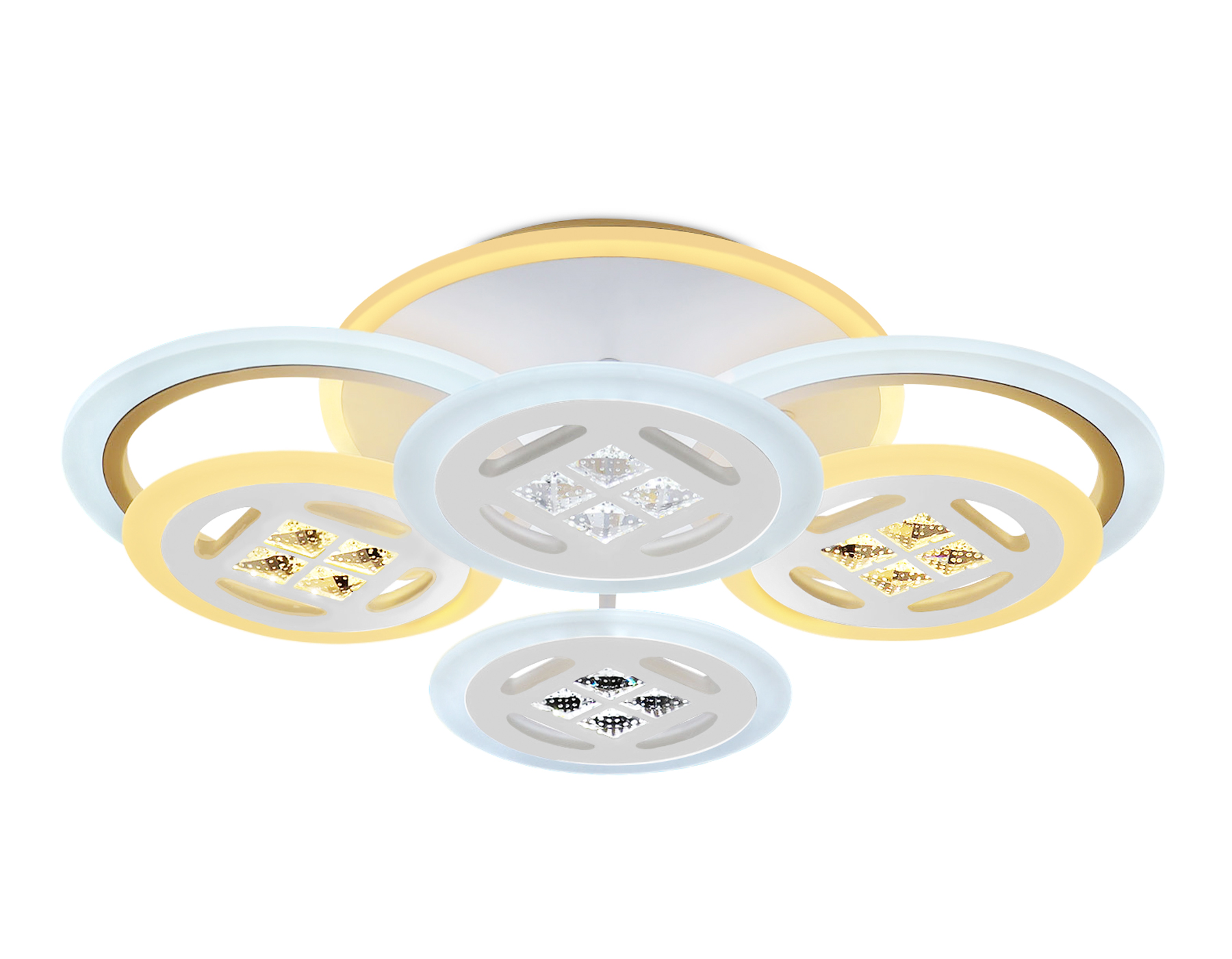 FA2951/6 WH белый 4200K/3000K+6400K/6400K+3000K 125W 550*405*150 (ПДУ ИК)