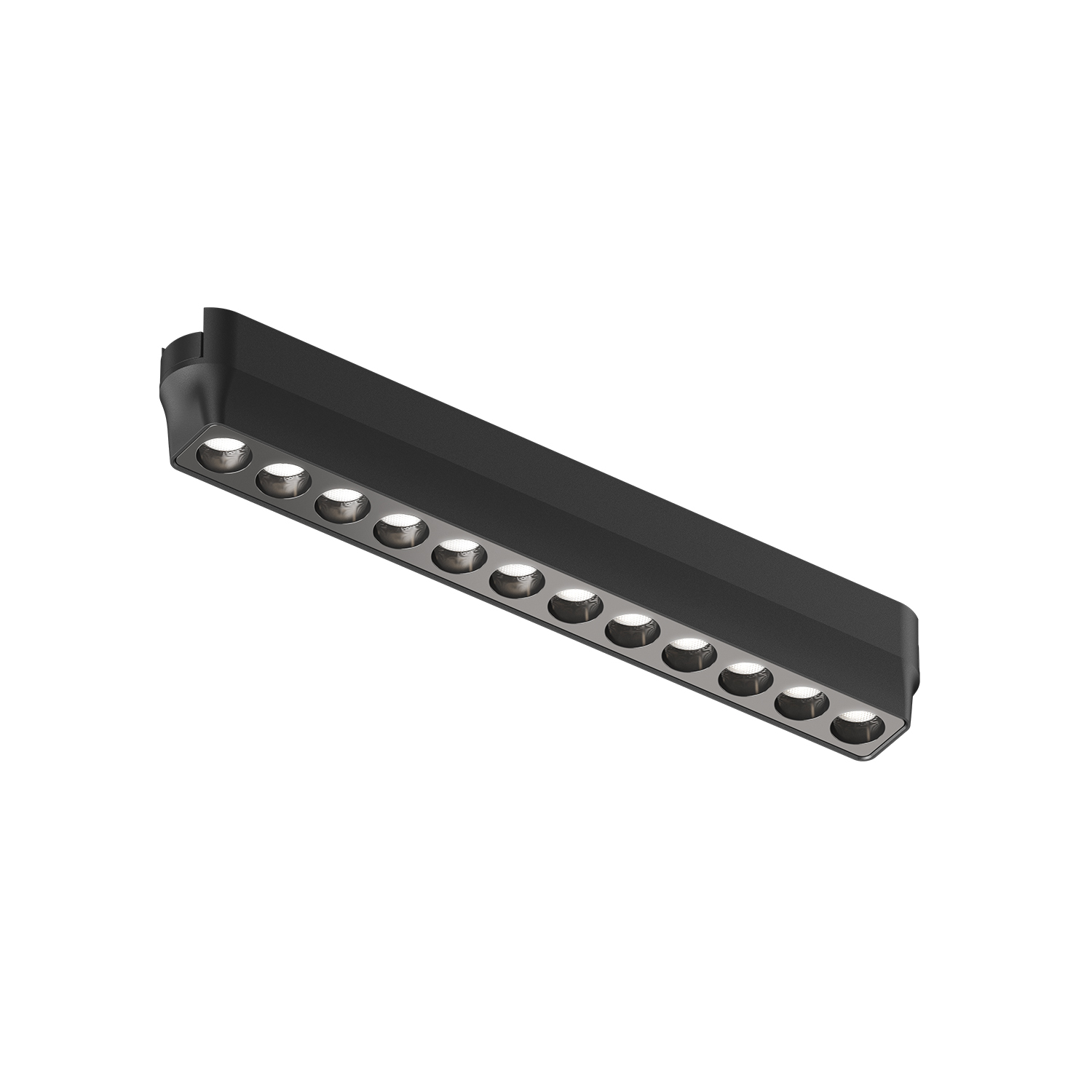 DK5335-BK Светильник для трека Air, серия Grill 4000 со светодиодом, L230*W26*H36мм, 48V DC, 12W, RA?90, 36°, 4000K, IP20, черный, алюминий