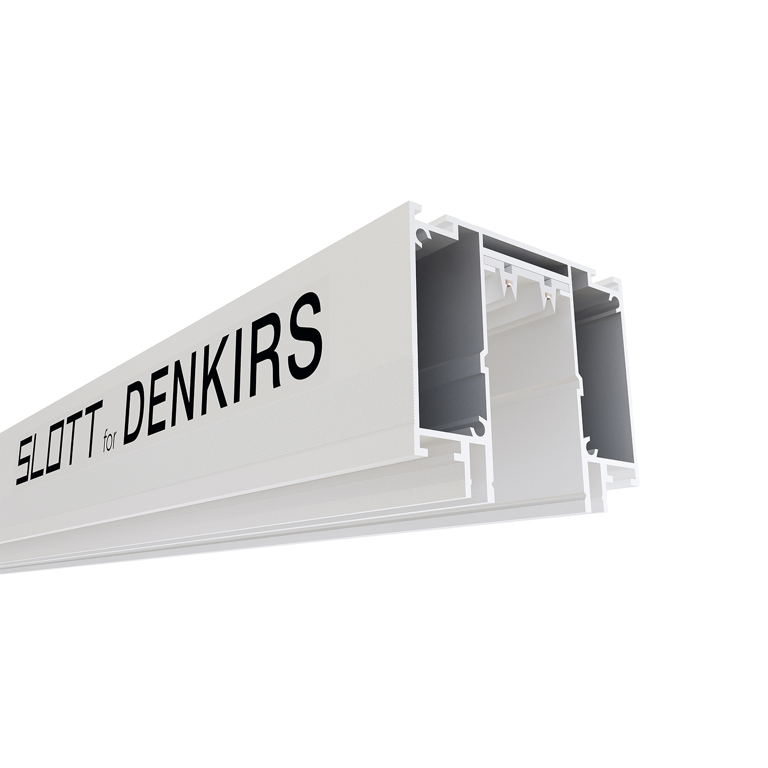 TR2014-WH Профиль-трек SLOTT for DENKIRS SMART, для натяжных потолков, 2 м, алюминий, белый