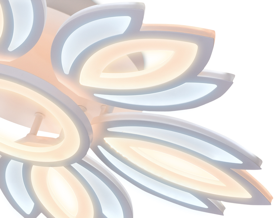 FA456/6+1 WH белый 132W 3000K/6400K D640*110 (Без ПДУ)