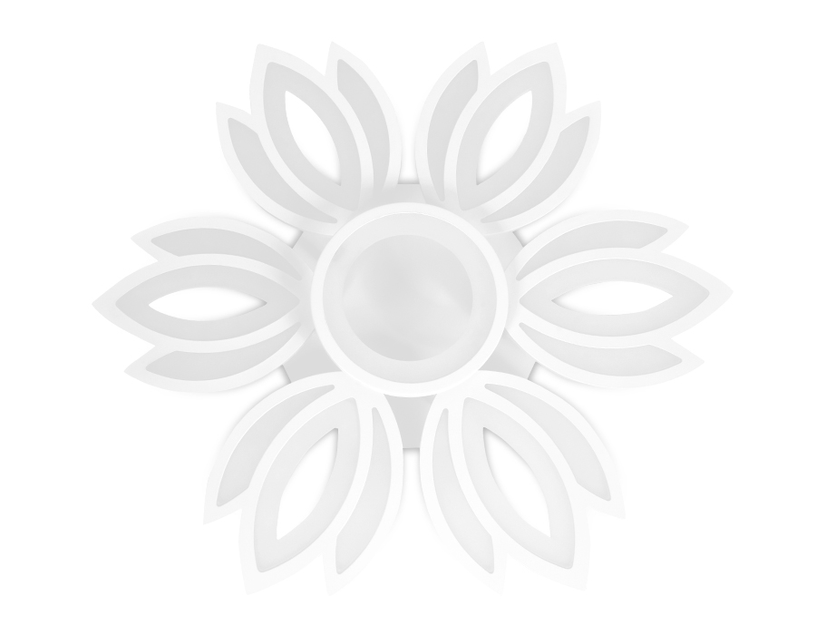 FA456/6+1 WH белый 132W 3000K/6400K D640*110 (Без ПДУ)