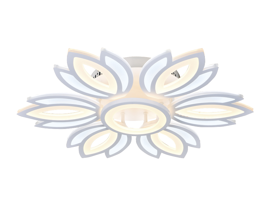 FA456/6+1 WH белый 132W 3000K/6400K D640*110 (Без ПДУ)