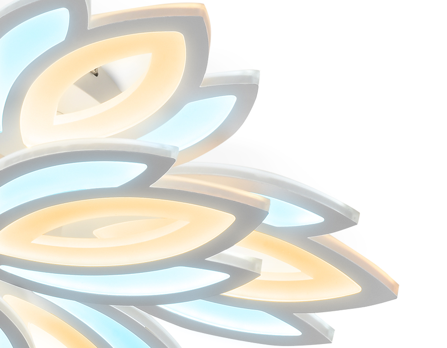 FA457/6+3 WH белый 180W 3000K/6400K D640*110 (Без ПДУ)