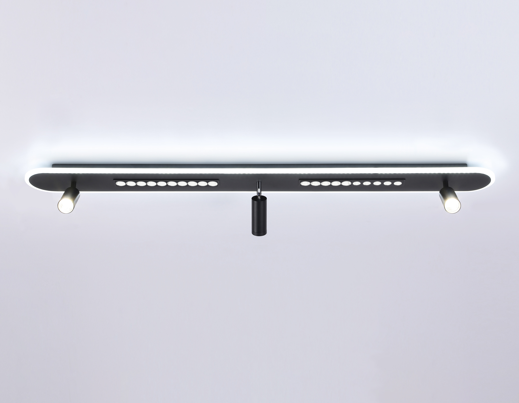 FL51452/1+3 BK черный 79W 3000K-6400K+4200K 1200*125*100 (Без ПДУ)