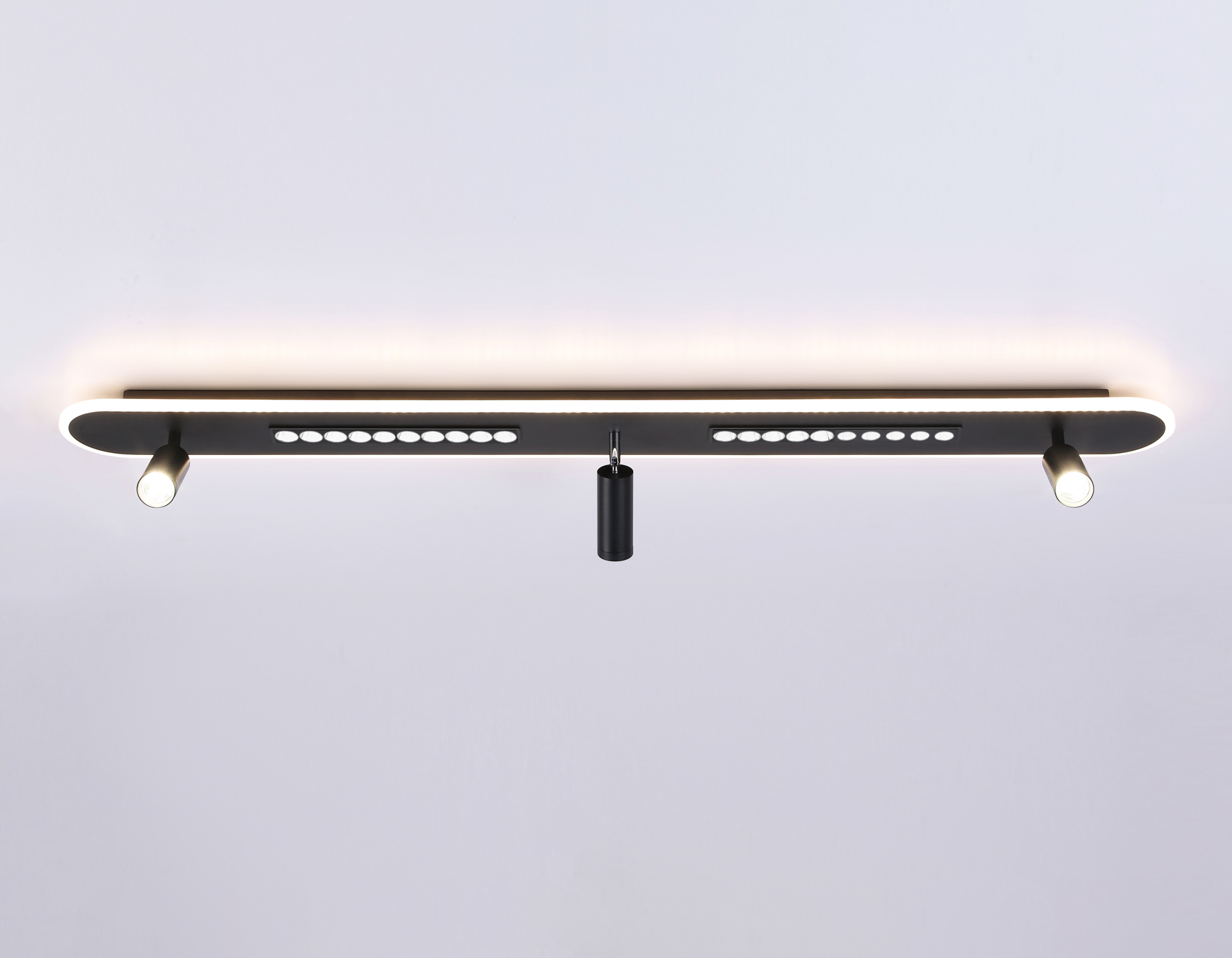 FL51452/1+3 BK черный 79W 3000K-6400K+4200K 1200*125*100 (Без ПДУ)