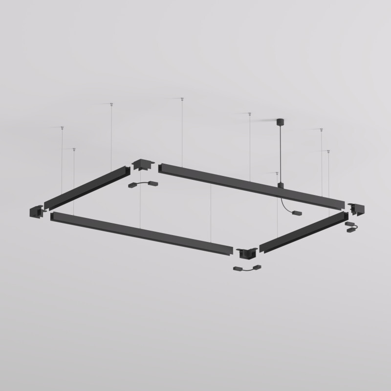 TR2126-BK Механический подвес для трека SMART BASE, IP20, 1.5м, черный, алюминий