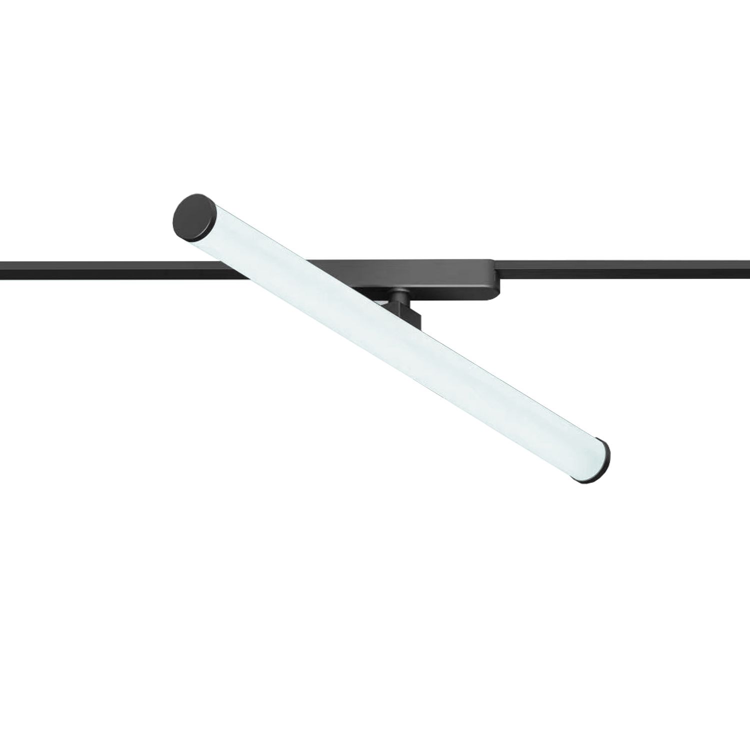 DK5355-BK Светильник для трека Air, серия Ray 4000 со светодиодом, L500*W35*H79mm,?33, 48V DC, 12W, RA?90, 120°, 4000K, IP20, черный, алюминий