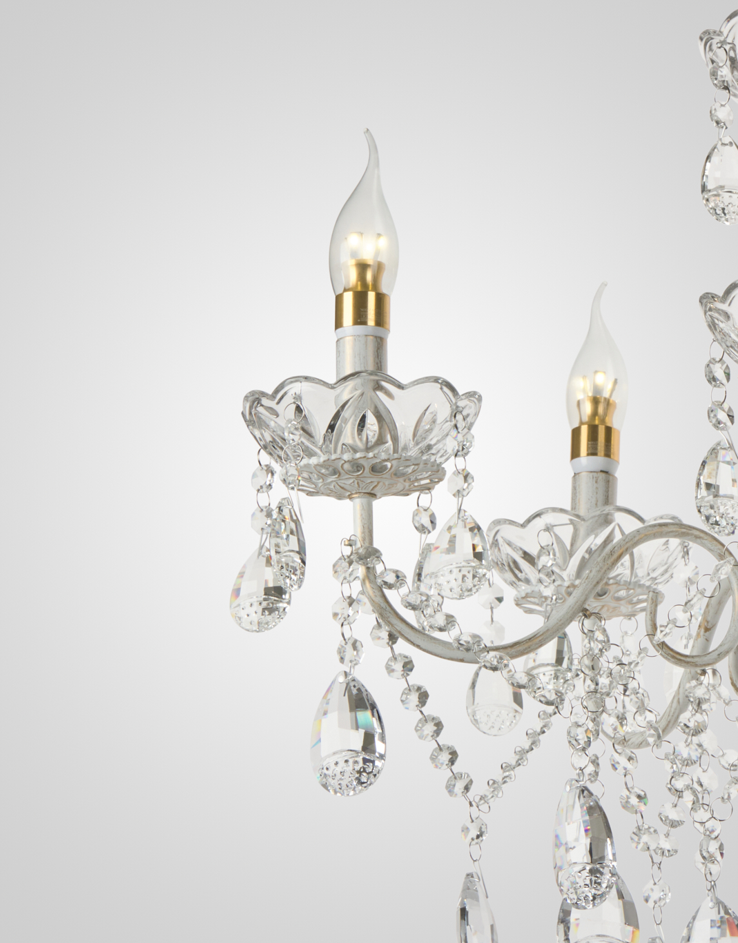 Подвесная люстра P6797-8 WT+GD 000024278