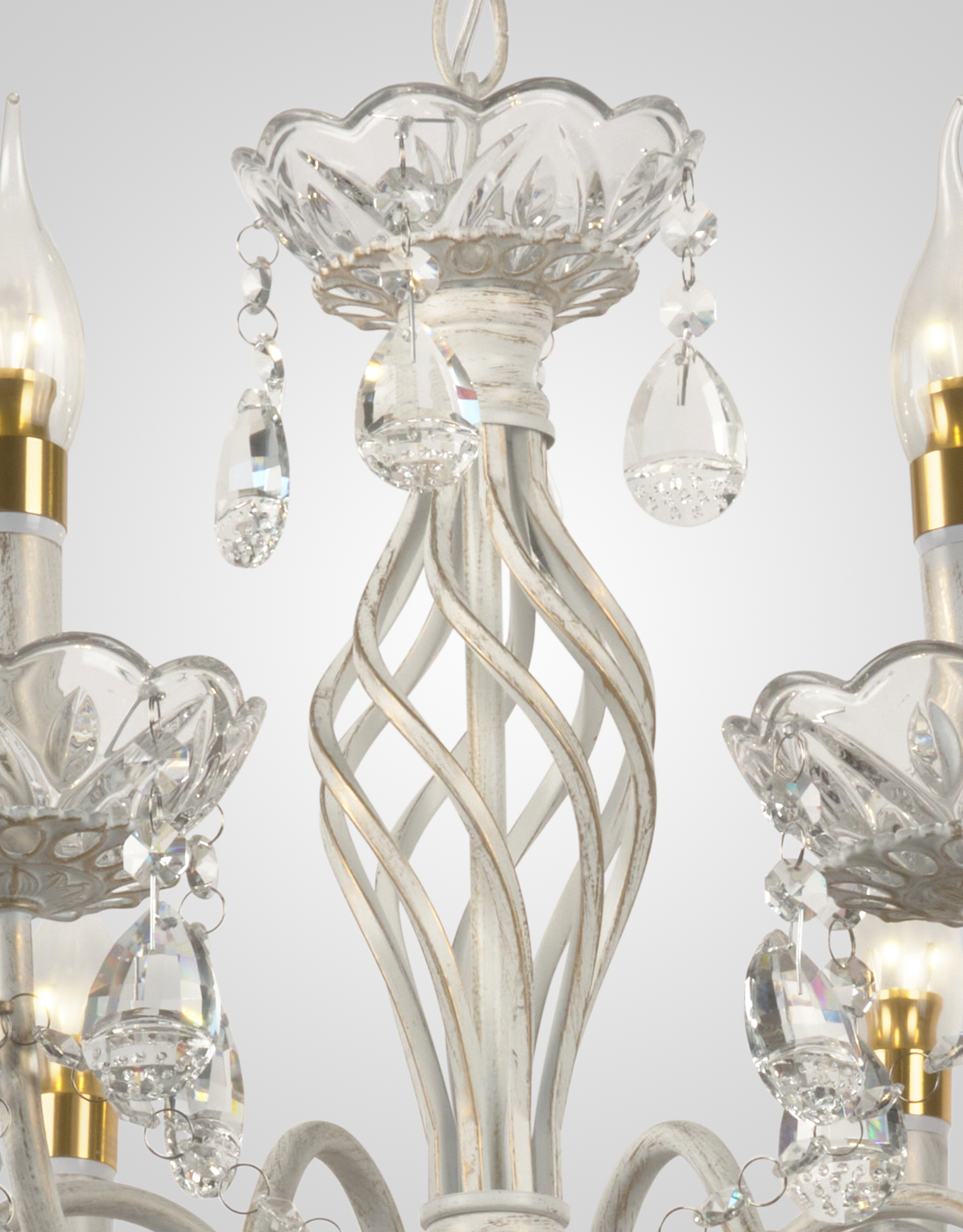 Подвесная люстра P6797-8 WT+GD 000024278