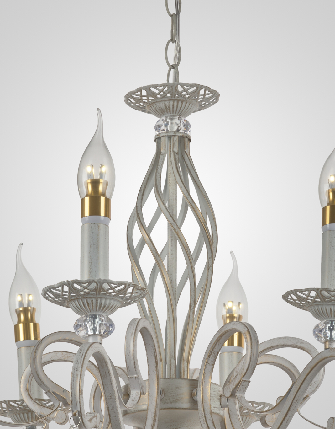 Подвесная люстра P9680-8 WT+GD 000024294