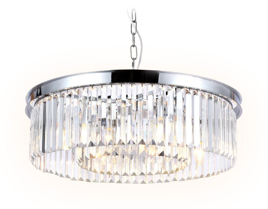 TR5096/8 CH/CL хром/прозрачный E14/8 max 40W D600*760