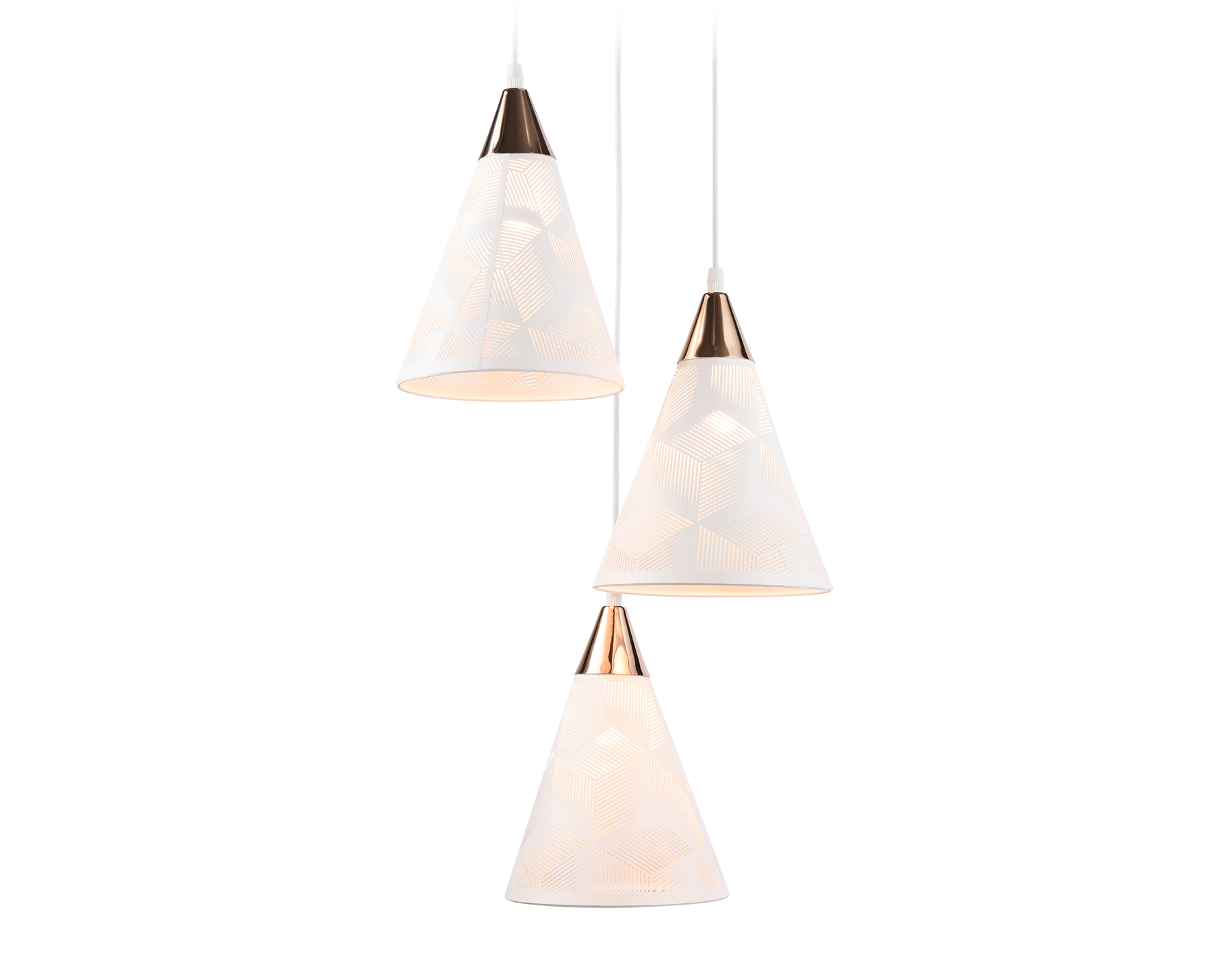 TR8433/3 WH/FGD белый/золото E27/3 max 40W D360*800