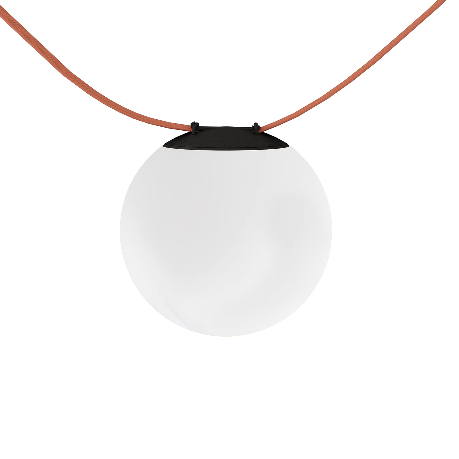 DK5550-BK Cветильник для трека-ремня Belty, серия Orb, со светодиодом, D150*H147мм, 48V DC, 10W, RA90, 120°, 4000K, IP20, белый, акрил