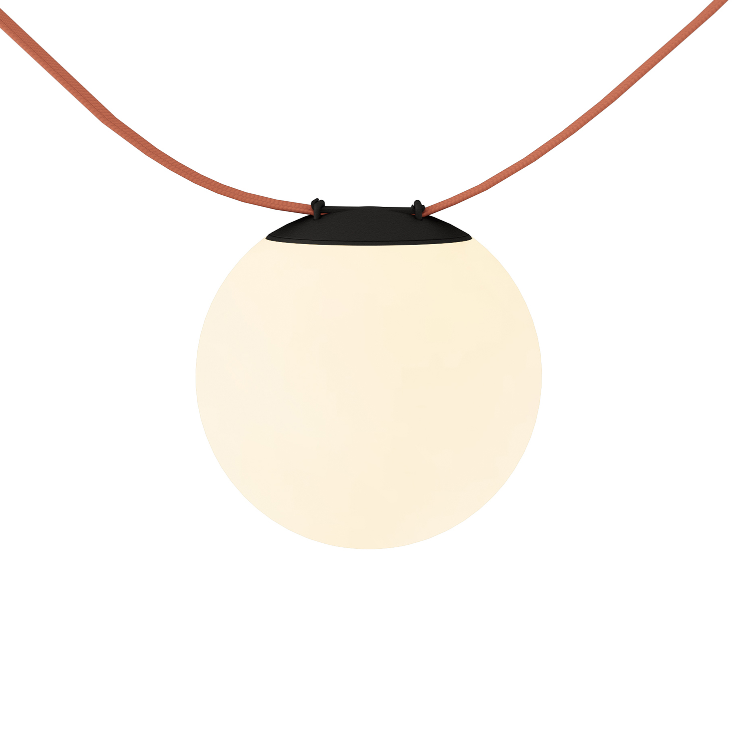 DK5550-BK Cветильник для трека-ремня Belty, серия Orb, со светодиодом, D150*H147мм, 48V DC, 10W, RA90, 120°, 4000K, IP20, белый, акрил