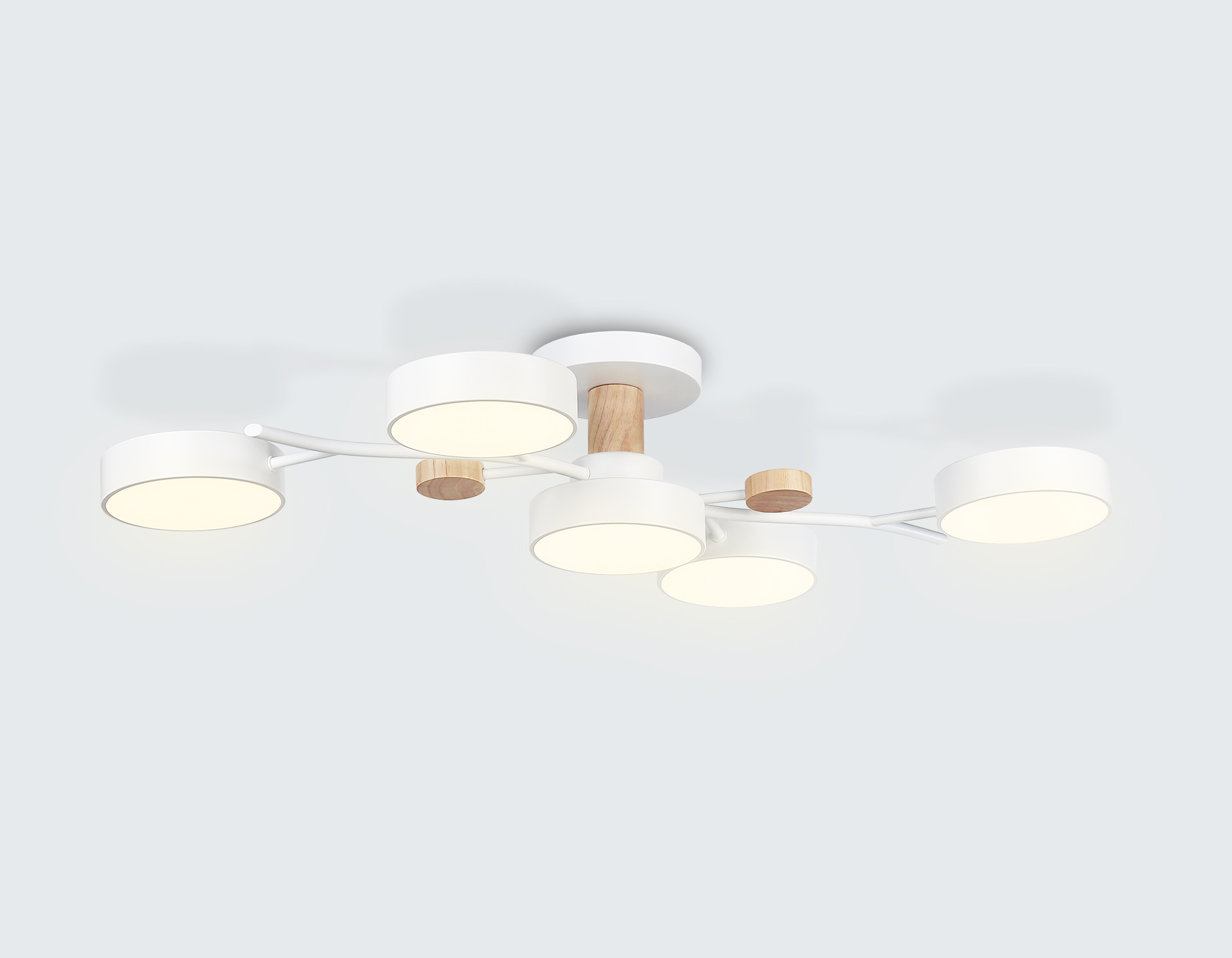 FL4834/5 WH белый 3000K-6400K 70W 830*400*160 (ПДУ ИК)