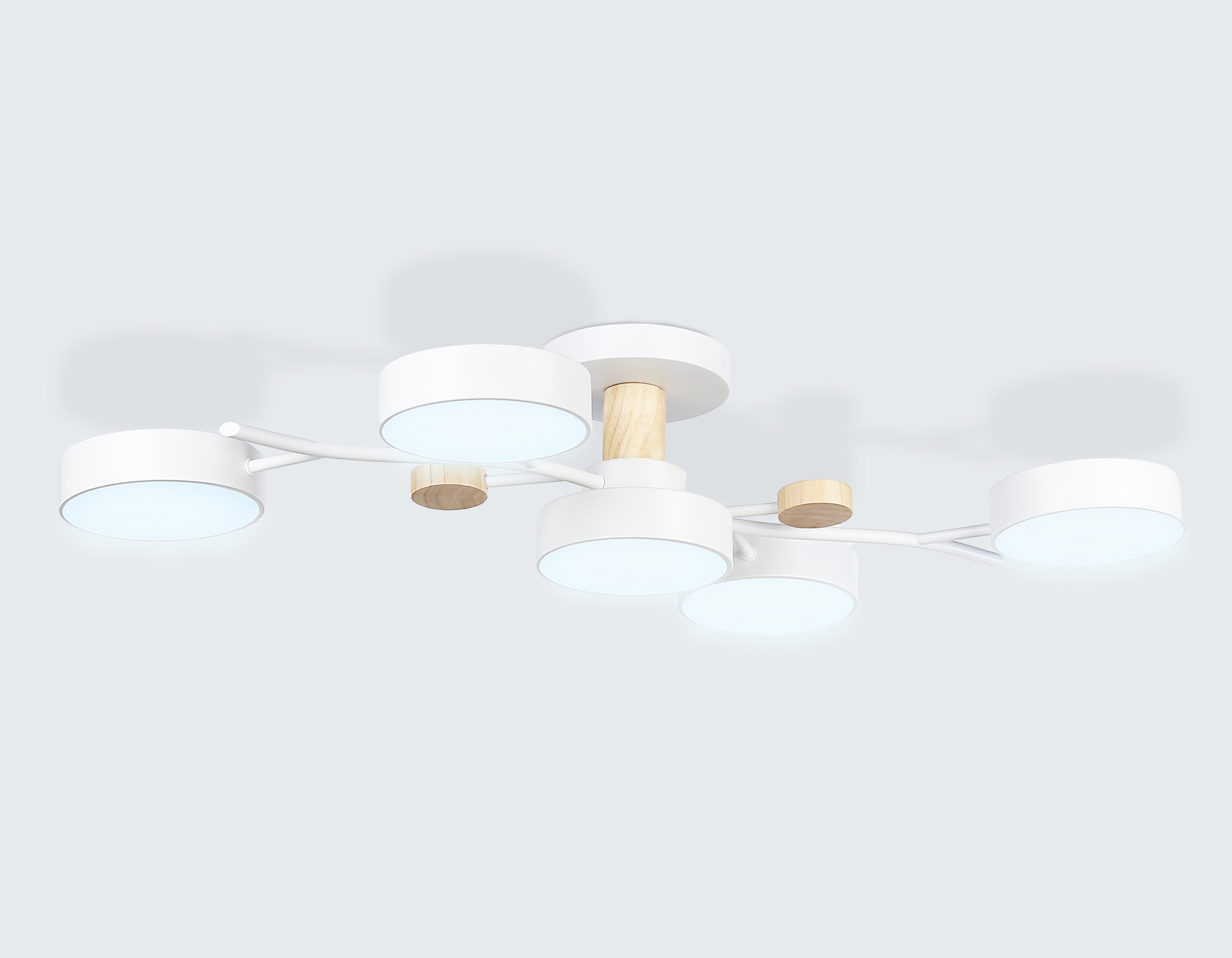 FL4834/5 WH белый 3000K-6400K 70W 830*400*160 (ПДУ ИК)