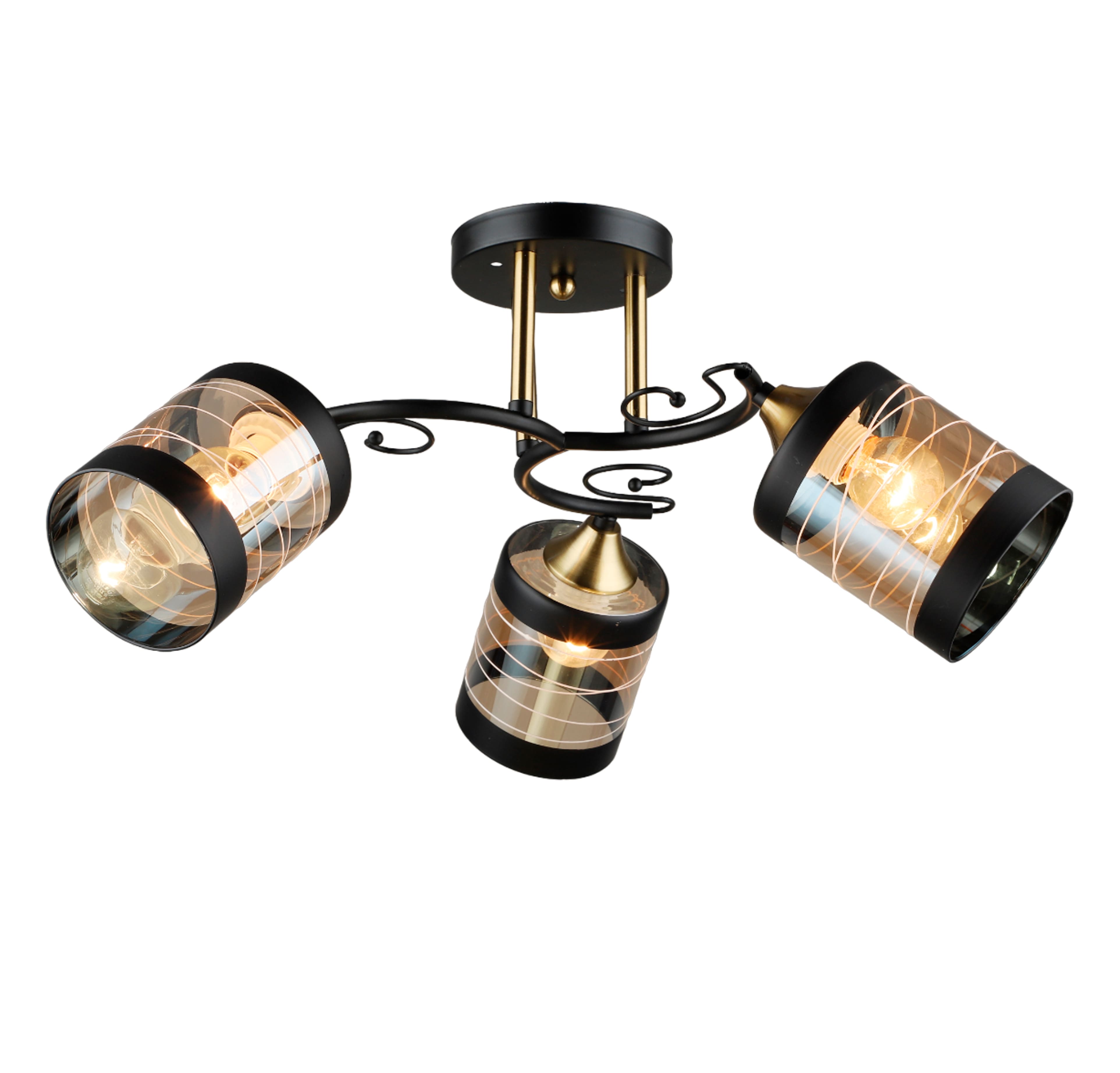 Потолочная люстра SL1624-3 BK+CP 000066054