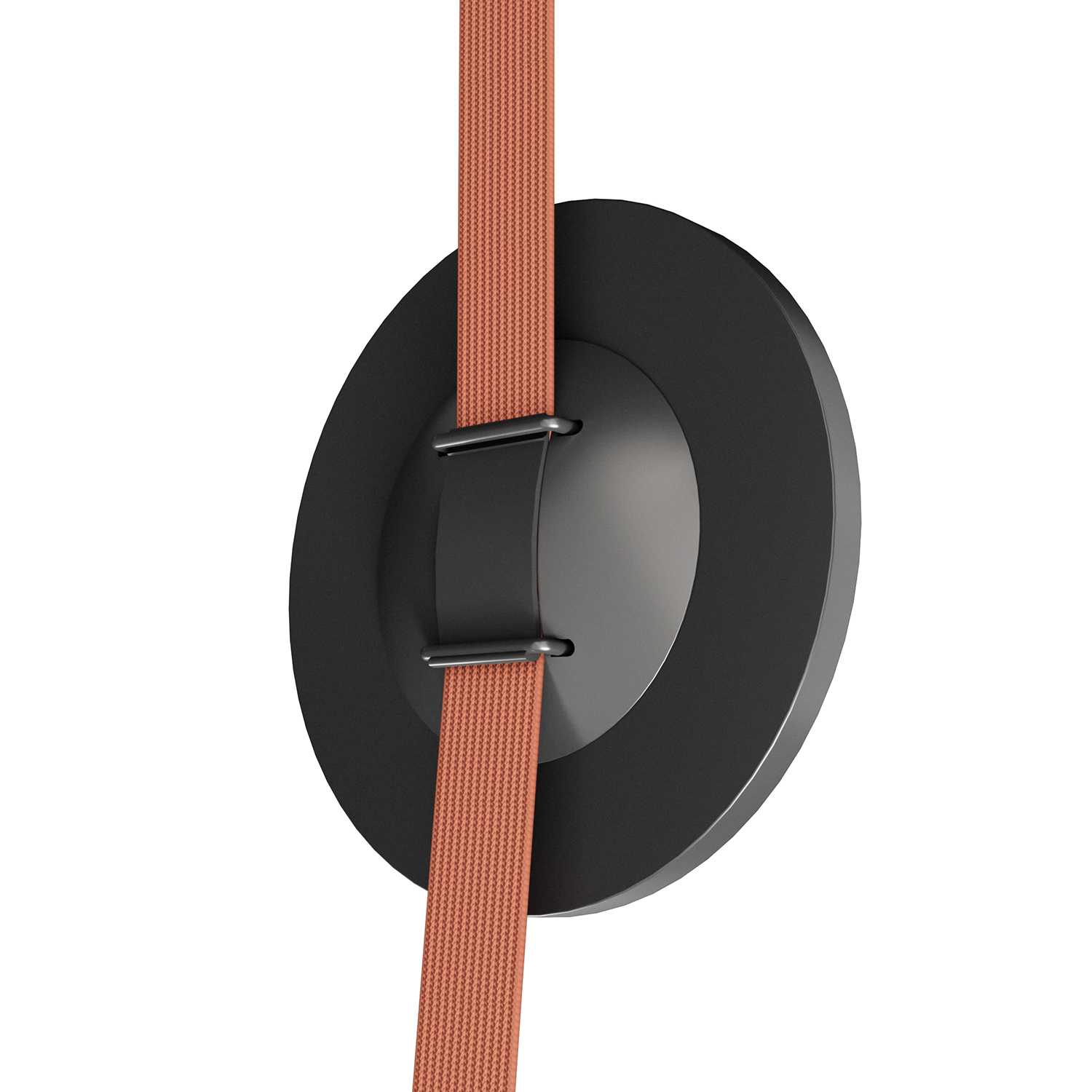 DK5566-BK Cветильник для трека-ремня Belty, серия Flow, со светодиодом, D168*H29.5мм, 48V DC, 10W, RA90, 120°, 4000K, IP20, черный, алюминий