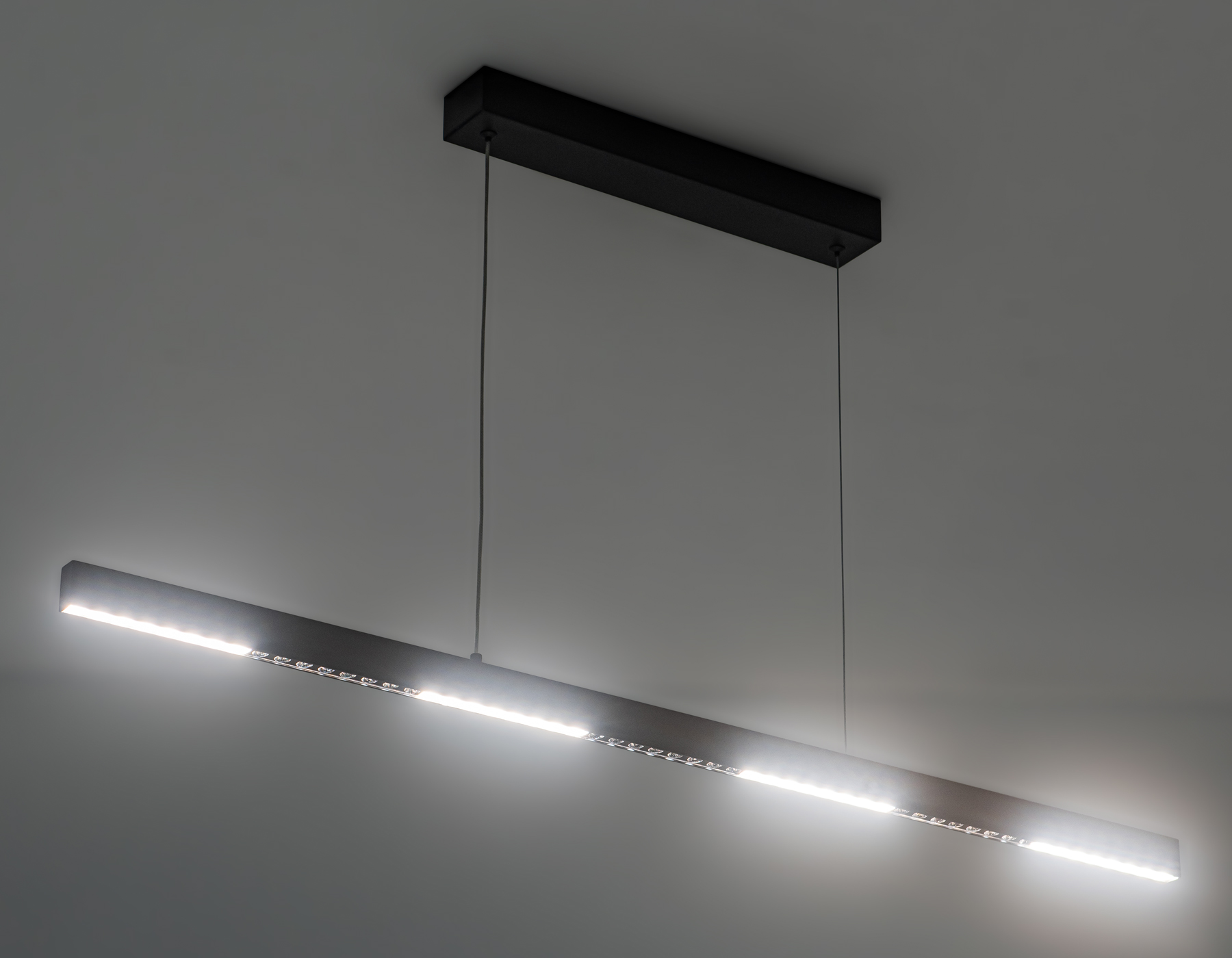 FL5832 BK черный 25W 3000K/4200K/6400K 1037*17.5*750 (без ПДУ)