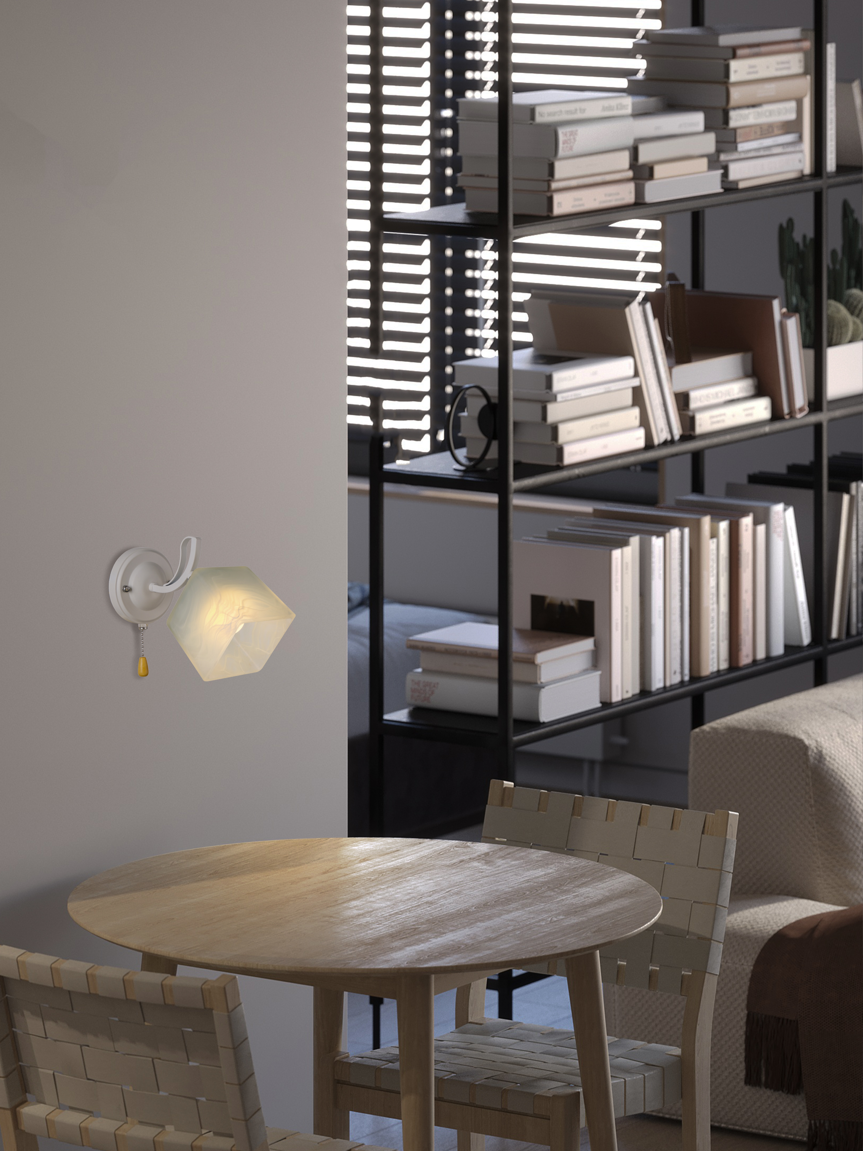 Настенный светильник P5507-1W WT 000029964