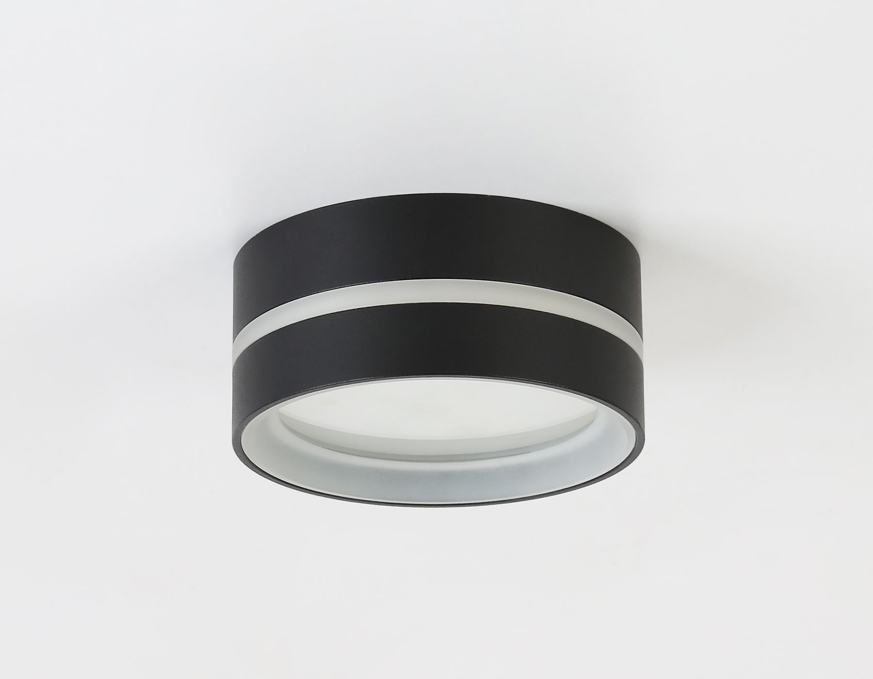 TN5392 SBK/FR черный песок/белый матовый GX53 IP44 D85*55