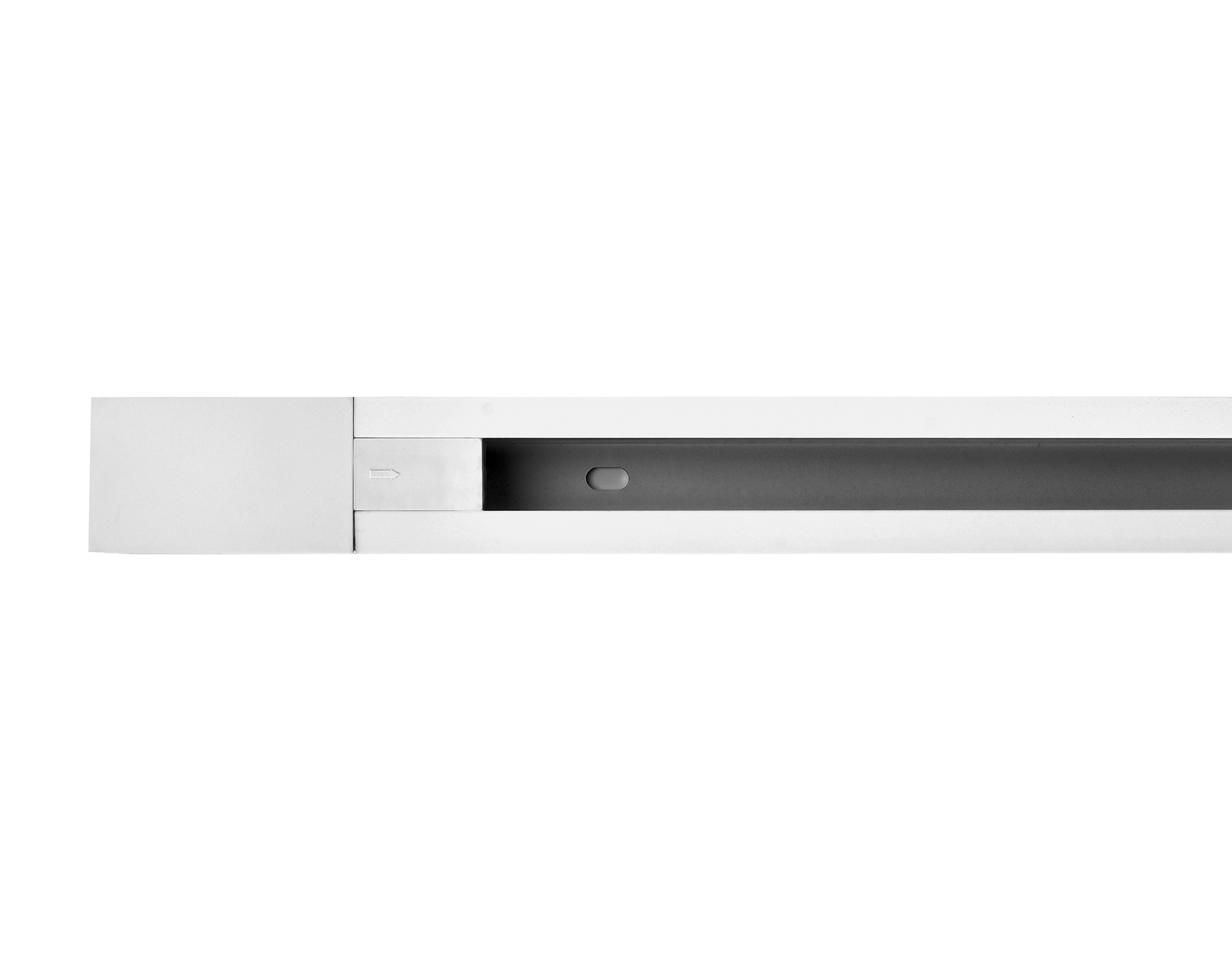 GL7001 WH белый трековый шинопровод однофазный 1 м