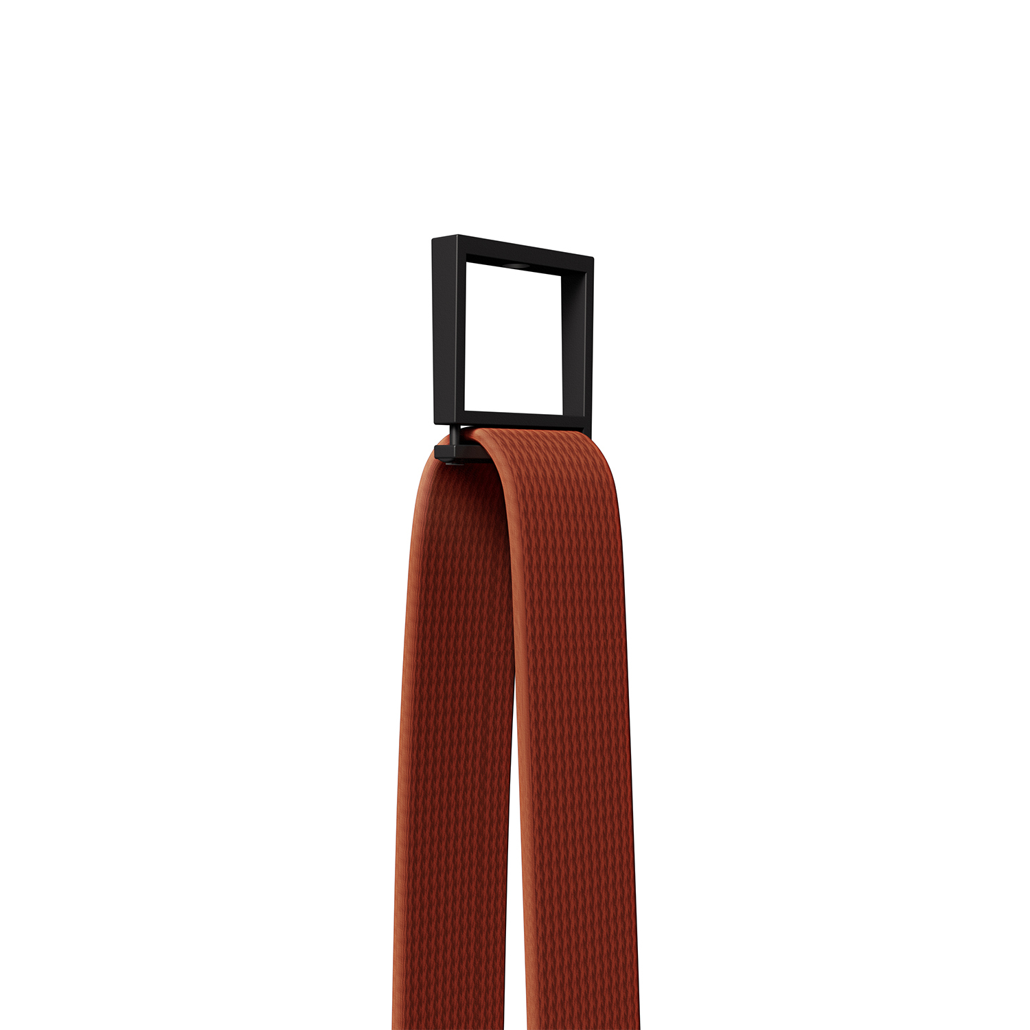 TR5518-BK Накладное крепление гибкого трека-ремня Belty, серия Base, H50мм, IP20, черный, пластик