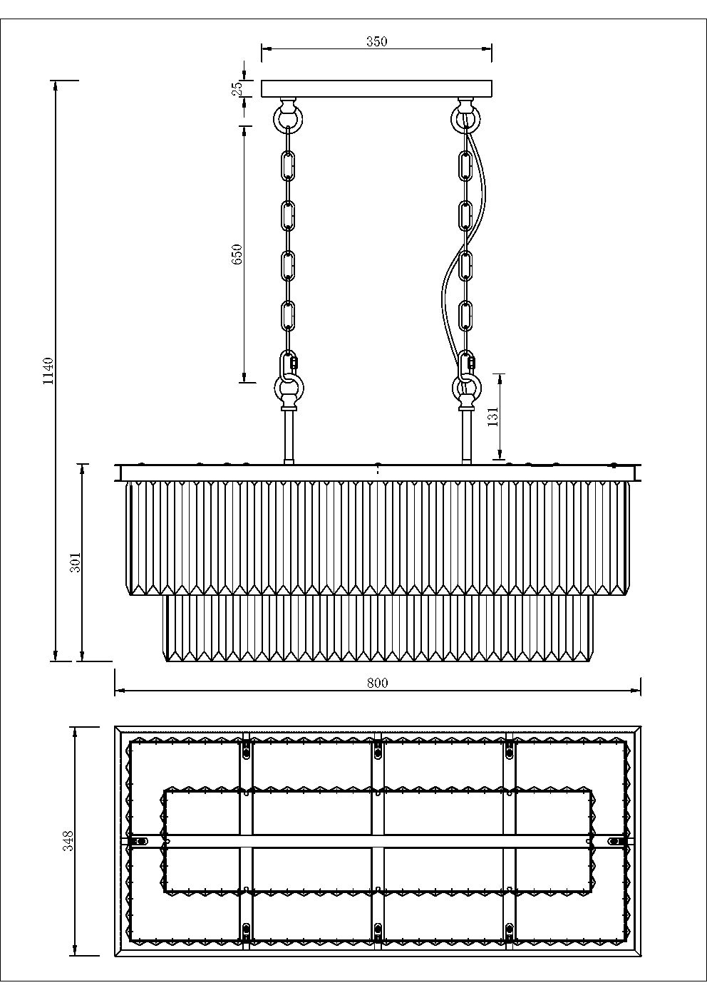 Подвесной светильник Maytoni MOD085PL-08G